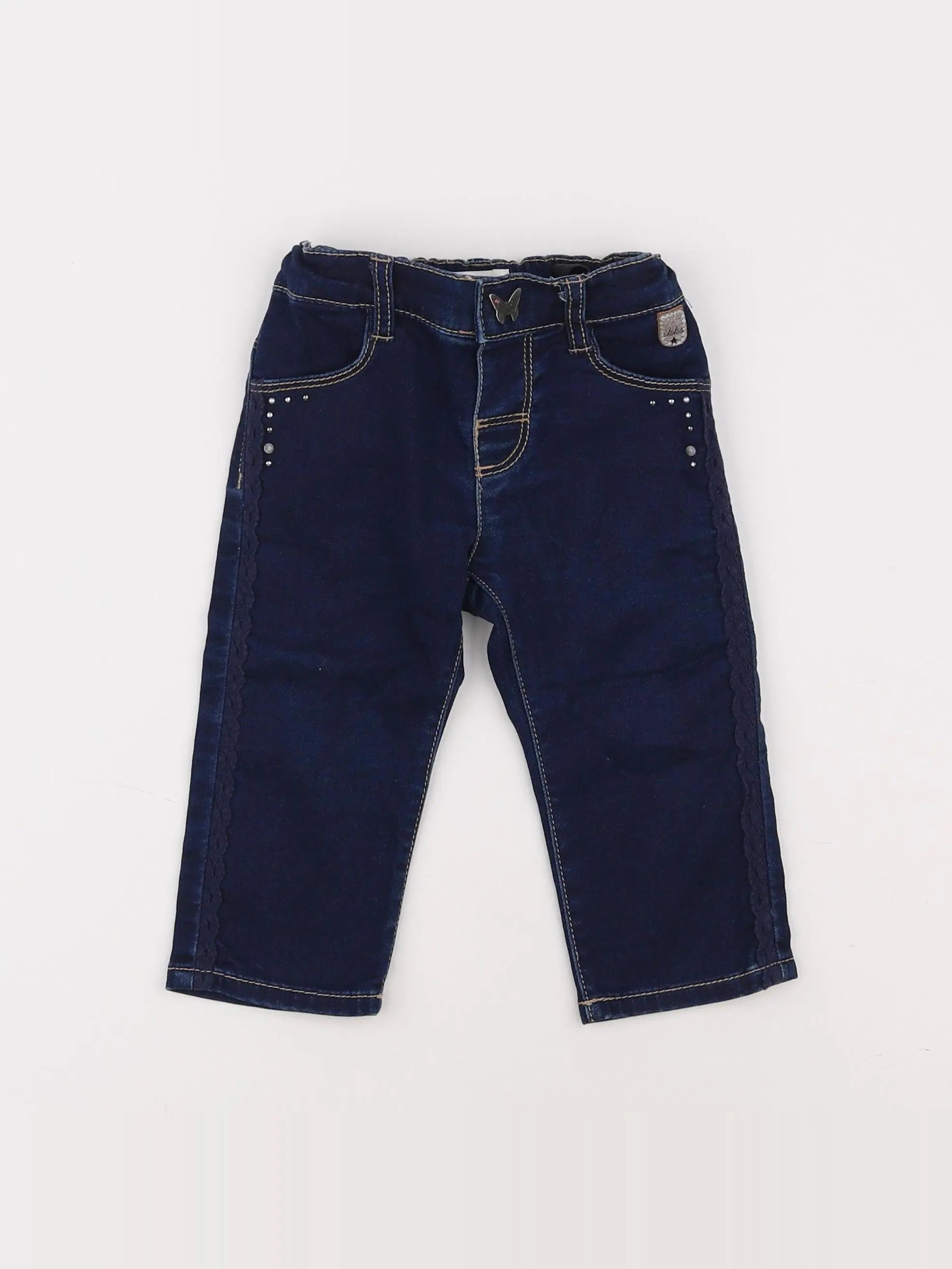 IKKS - jean bleu - 12 mois