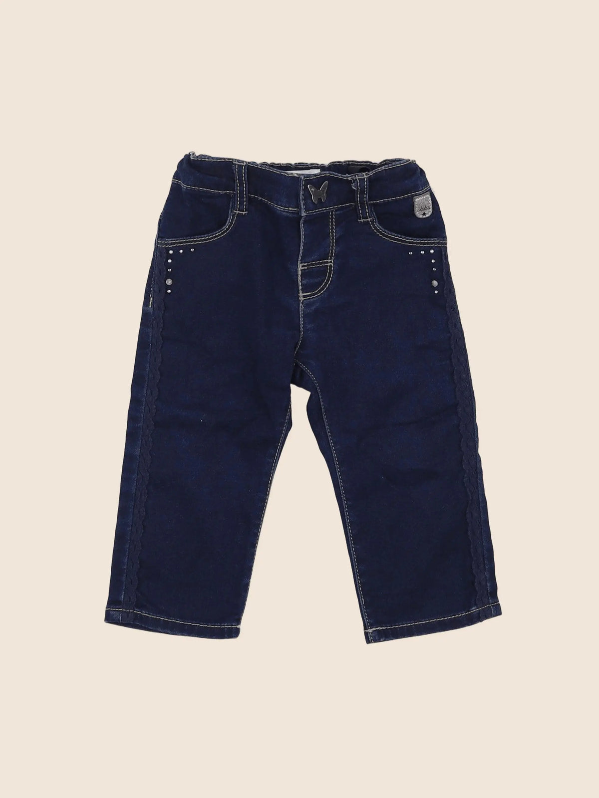 IKKS - jean bleu - 12 mois