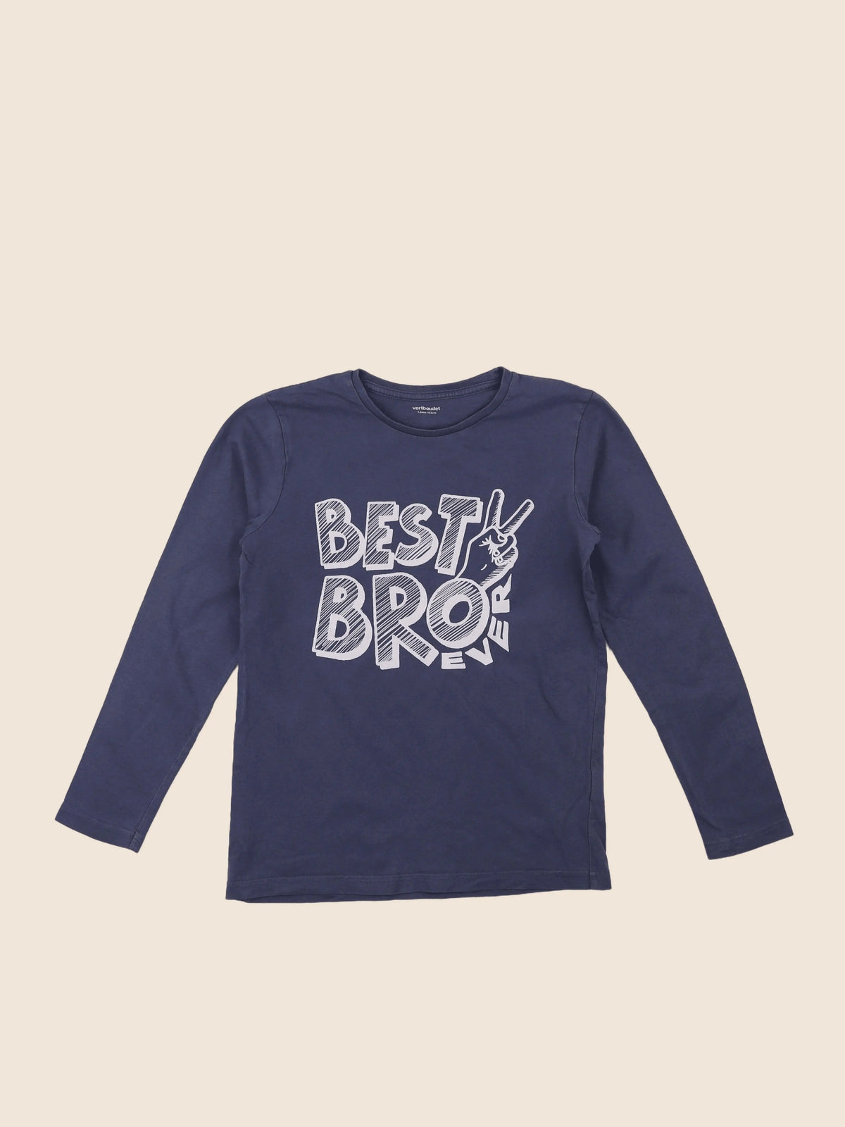 Vertbaudet - tee-shirt bleu - 12 ans