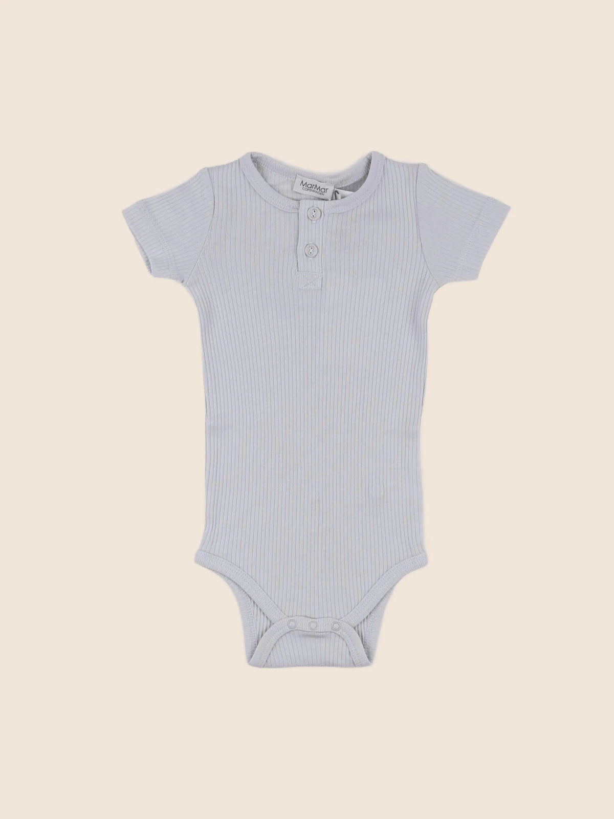 Body manches courtes avec boutons bleu clair