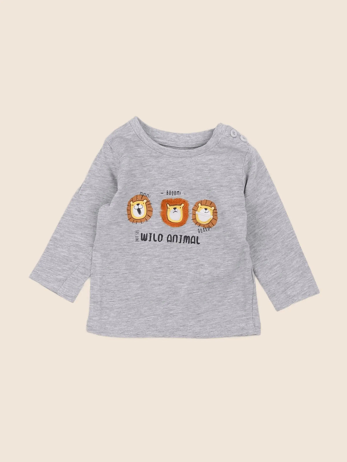 Vertbaudet - tee-shirt gris - 6 mois