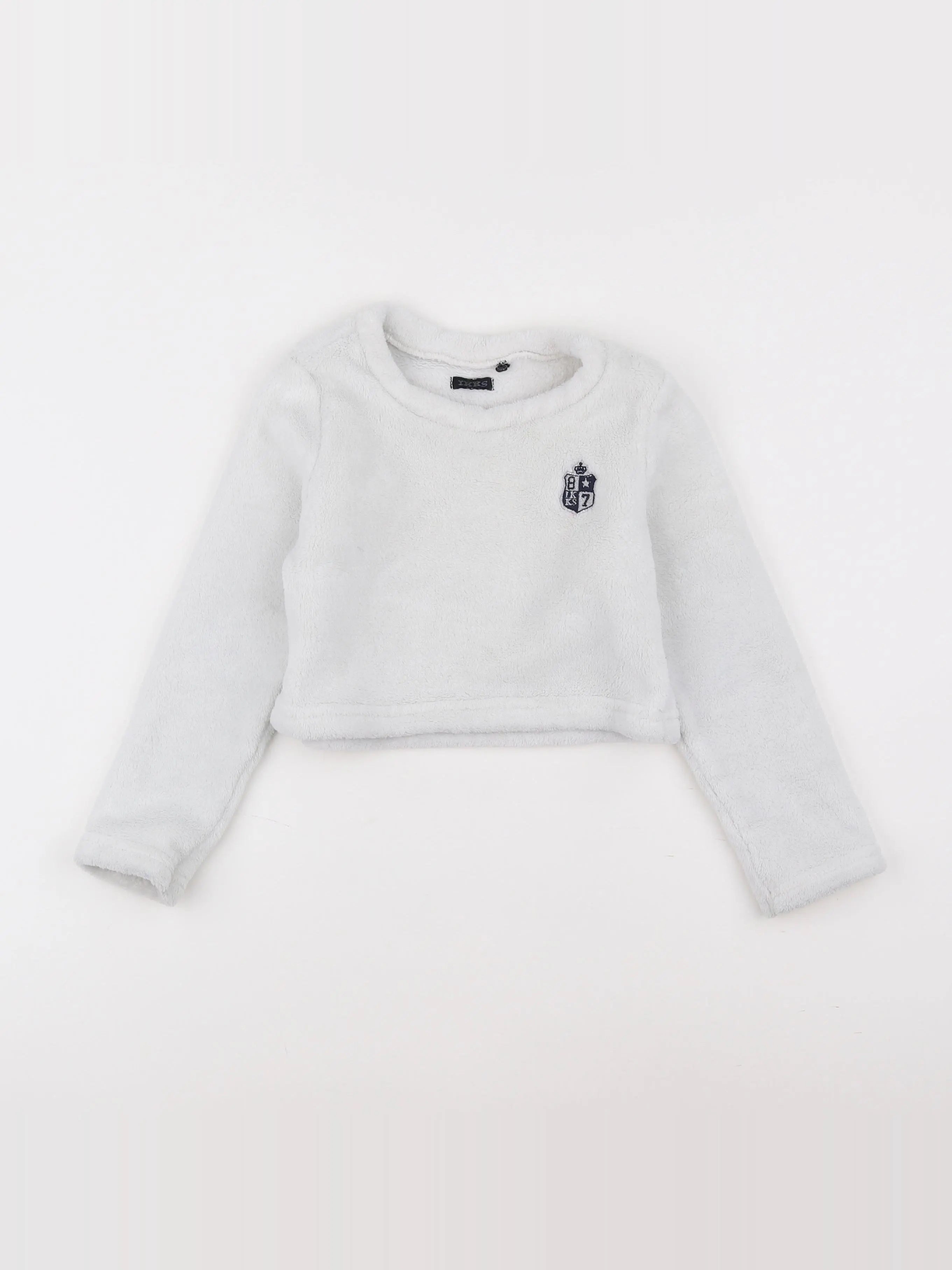 IKKS - sweat court blanc - 6 ans