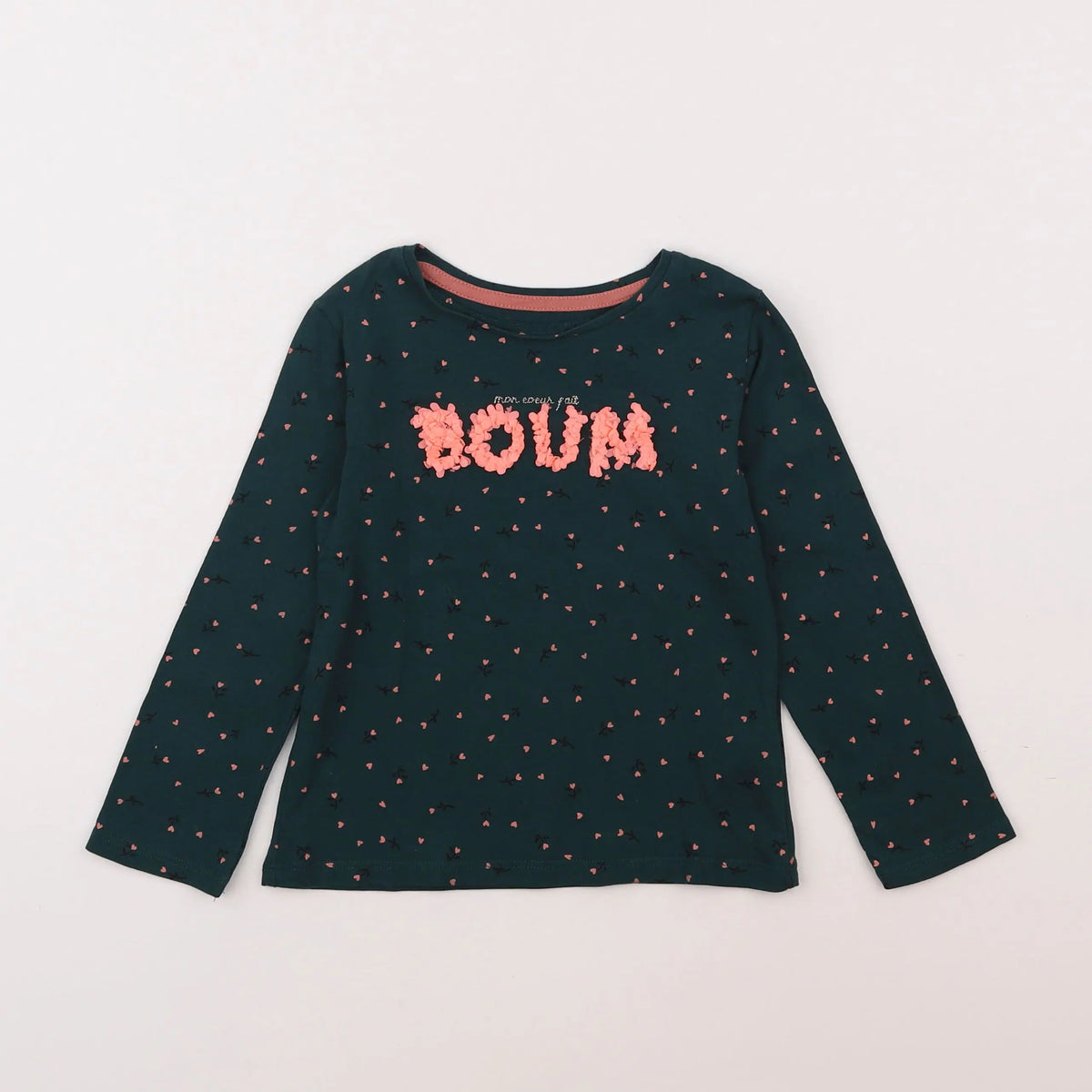 Vertbaudet - tee-shirt vert - 4 ans