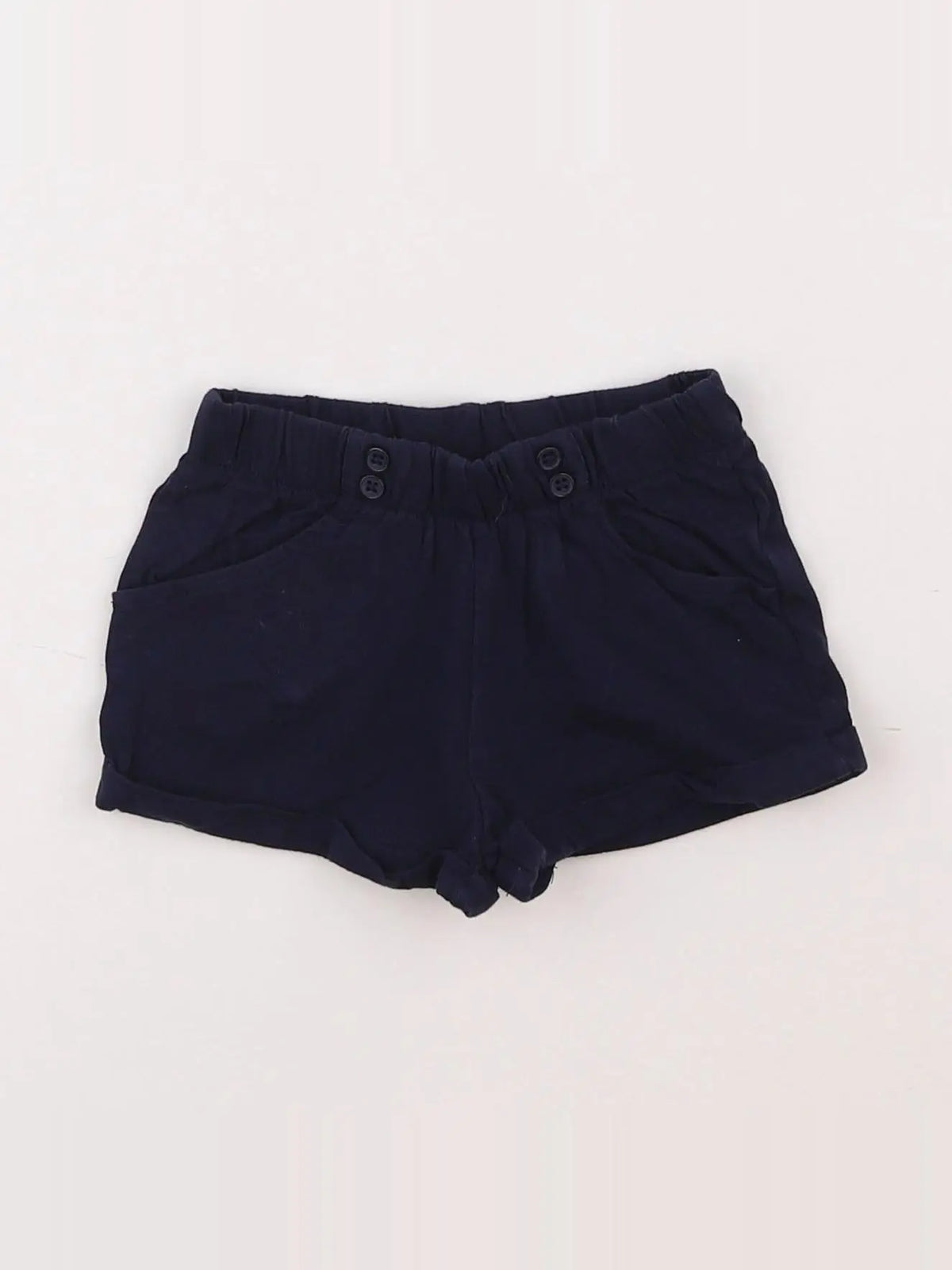 Boutchou - short bleu - 12 mois