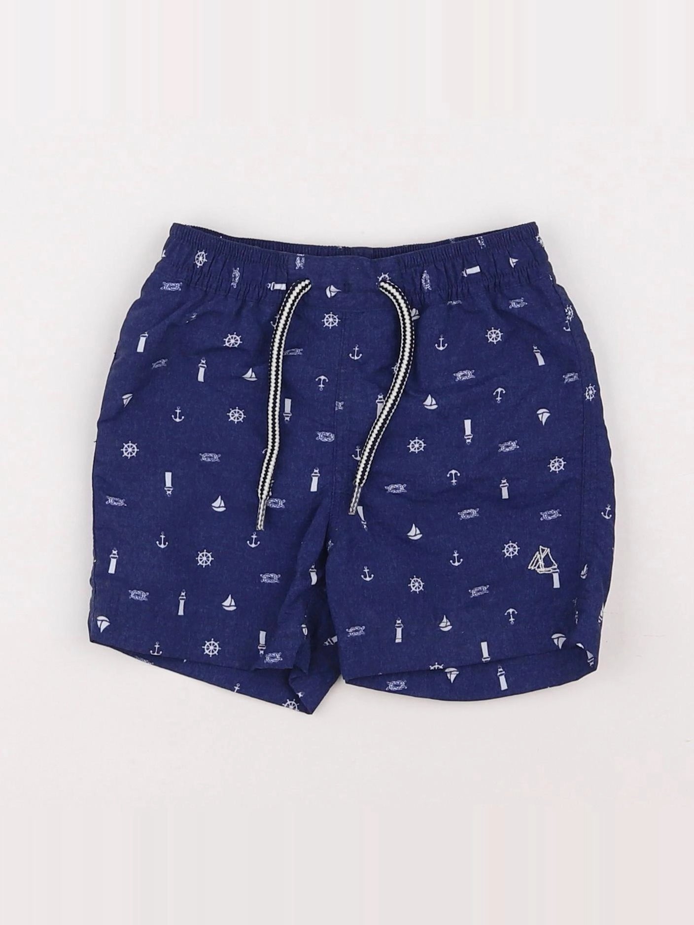 Petit Bateau - maillot de bain bleu - 6 mois