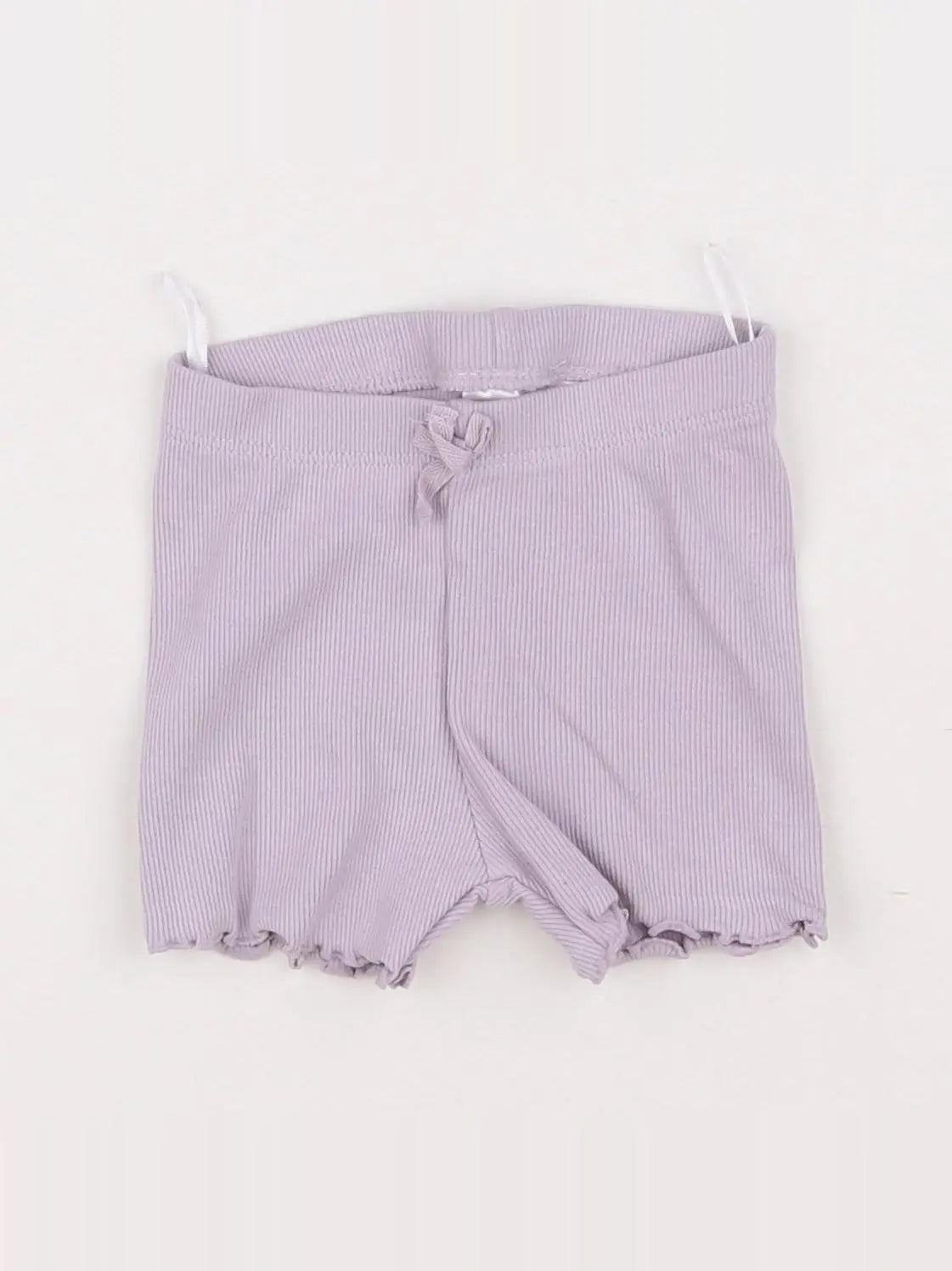 H&M - short violet - 3/6 mois