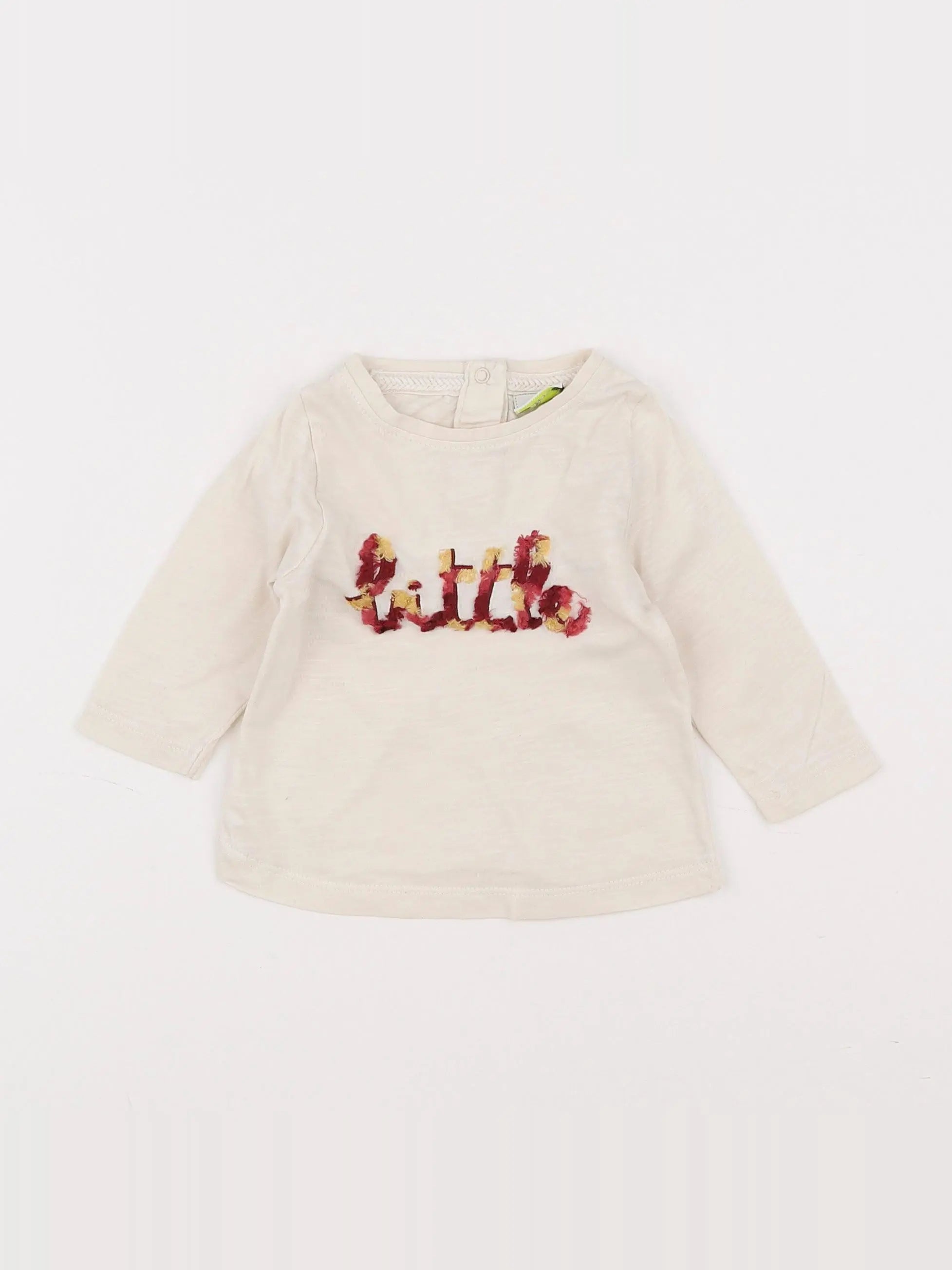 Tape à l'oeil - tee-shirt beige - 3 mois