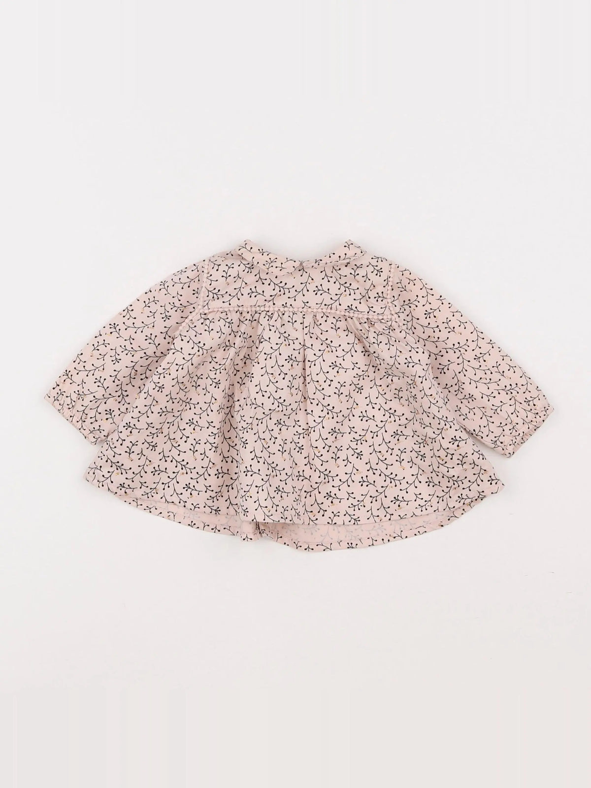 Boutchou - blouse noir, rose - 3 mois