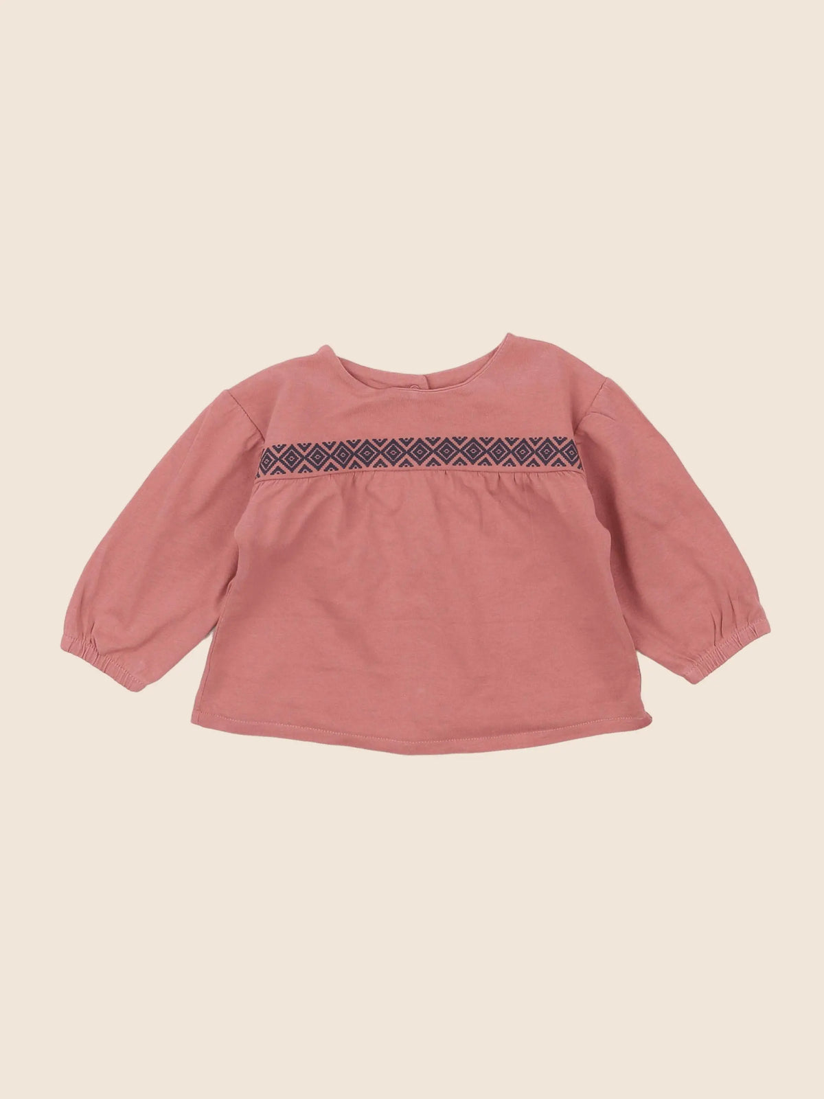 Vertbaudet - tee-shirt rose - 6 mois