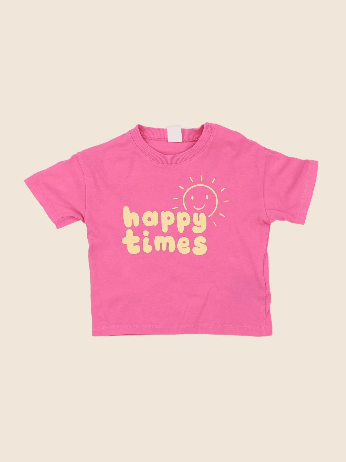 H&M - tee-shirt rose - 9/12 mois