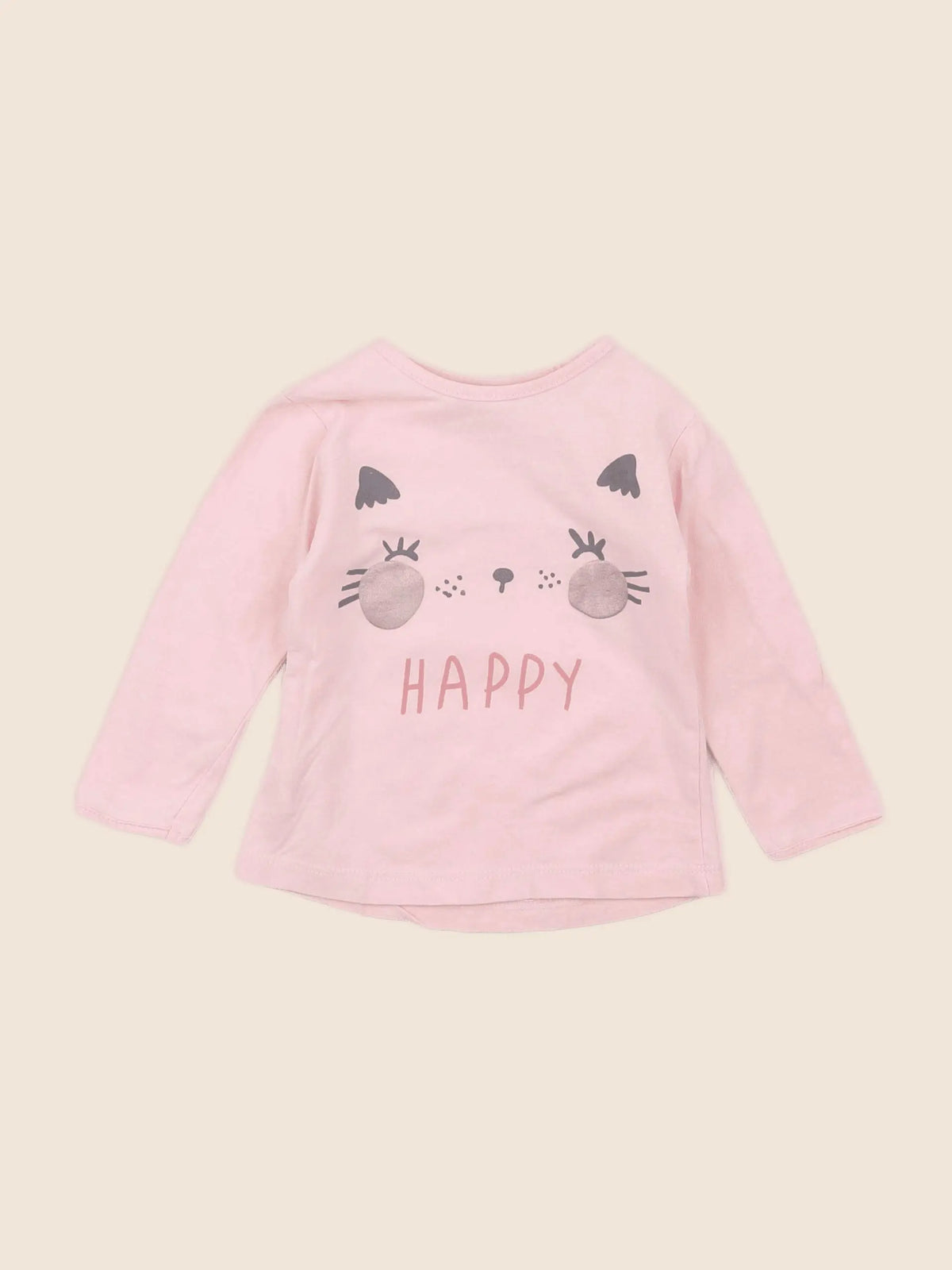 Sfera - tee-shirt rose - 3/6 mois