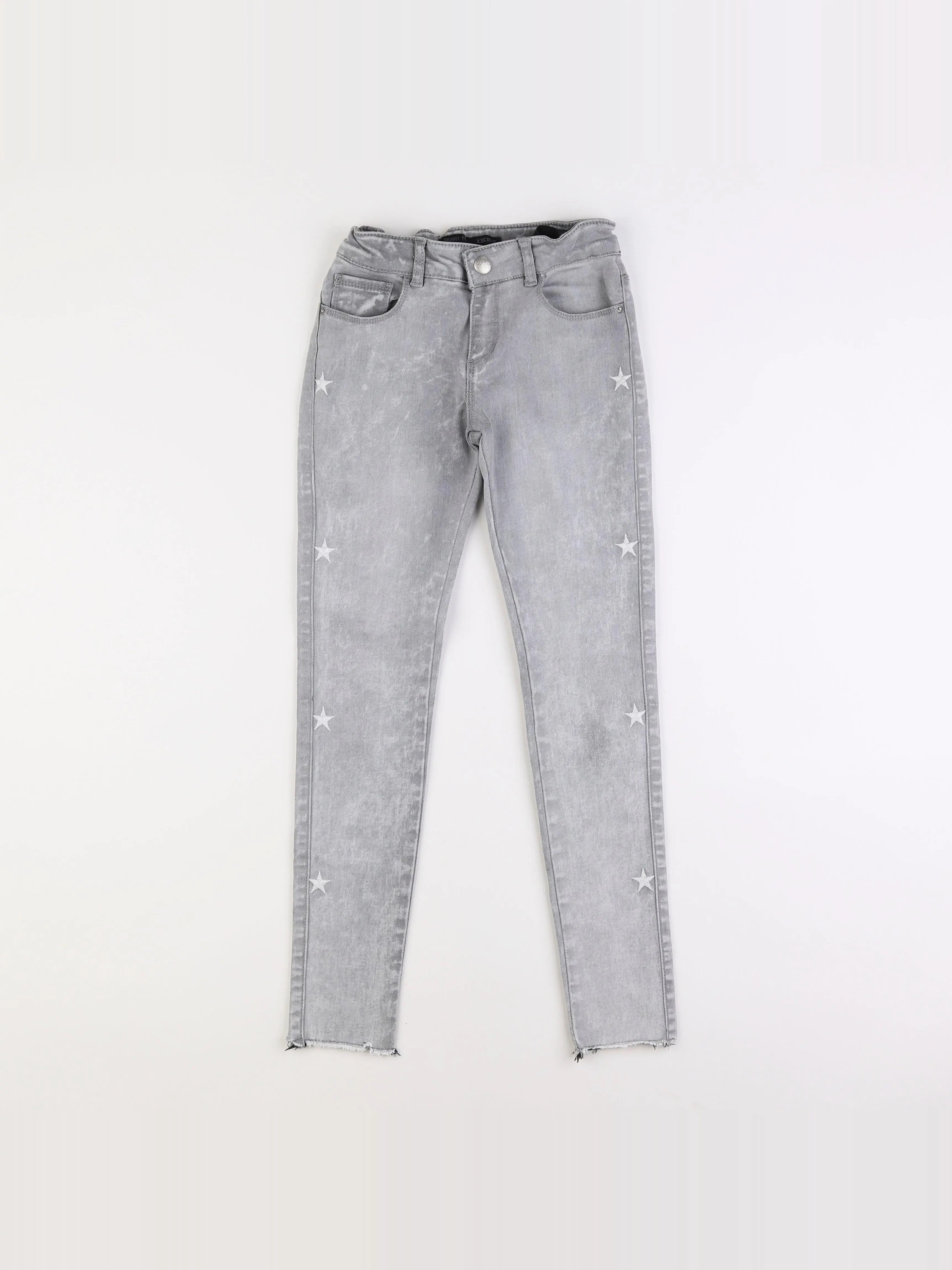 IKKS - jean gris - 10 ans