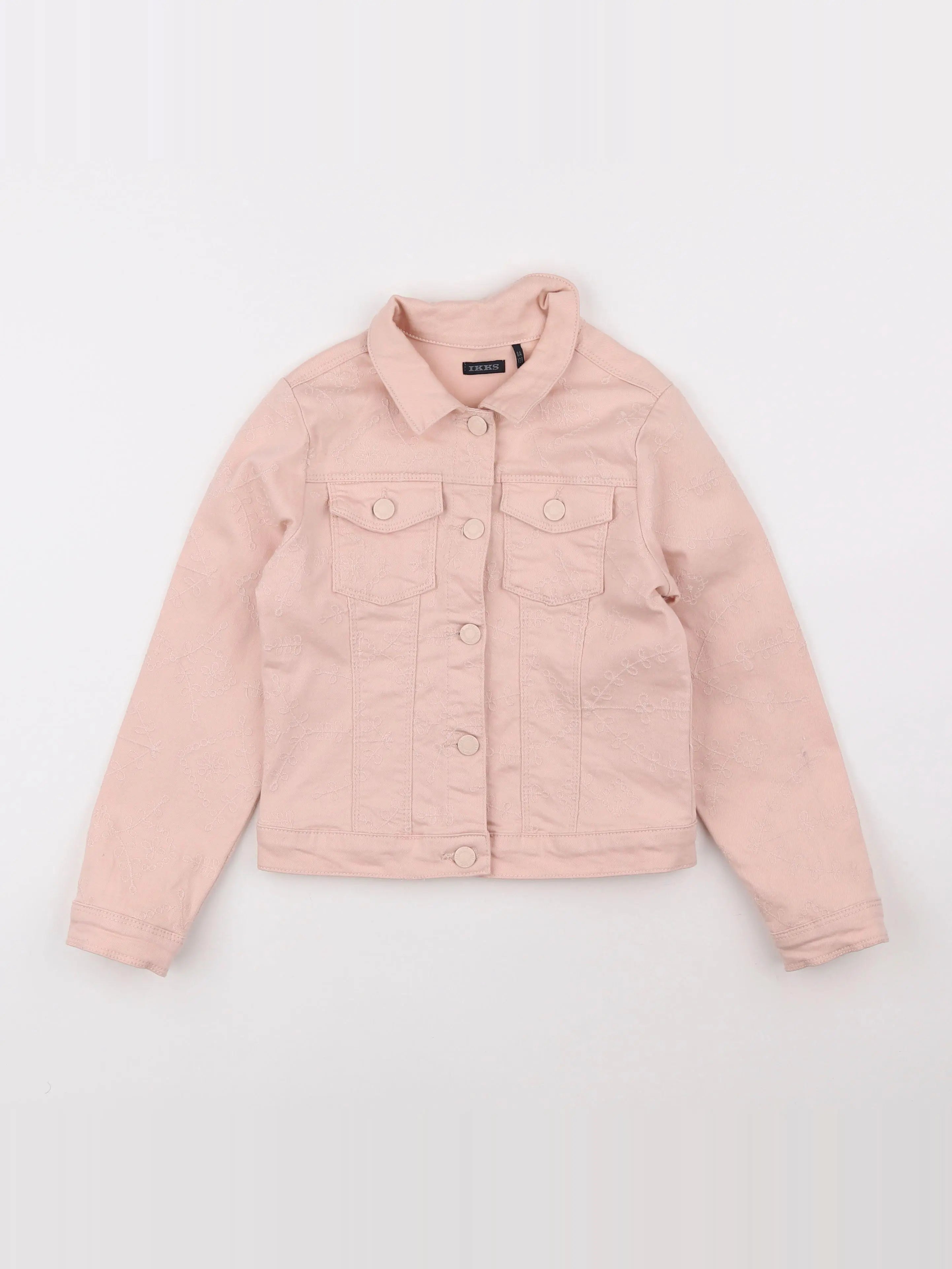 IKKS - veste rose - 8 ans
