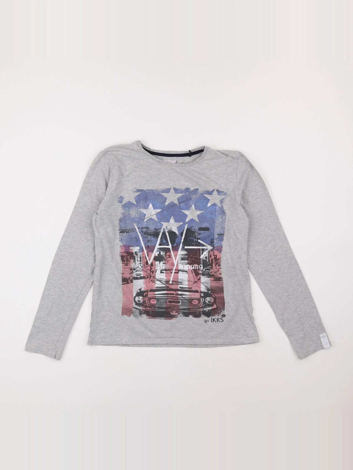IKKS - tee-shirt gris - 14 ans
