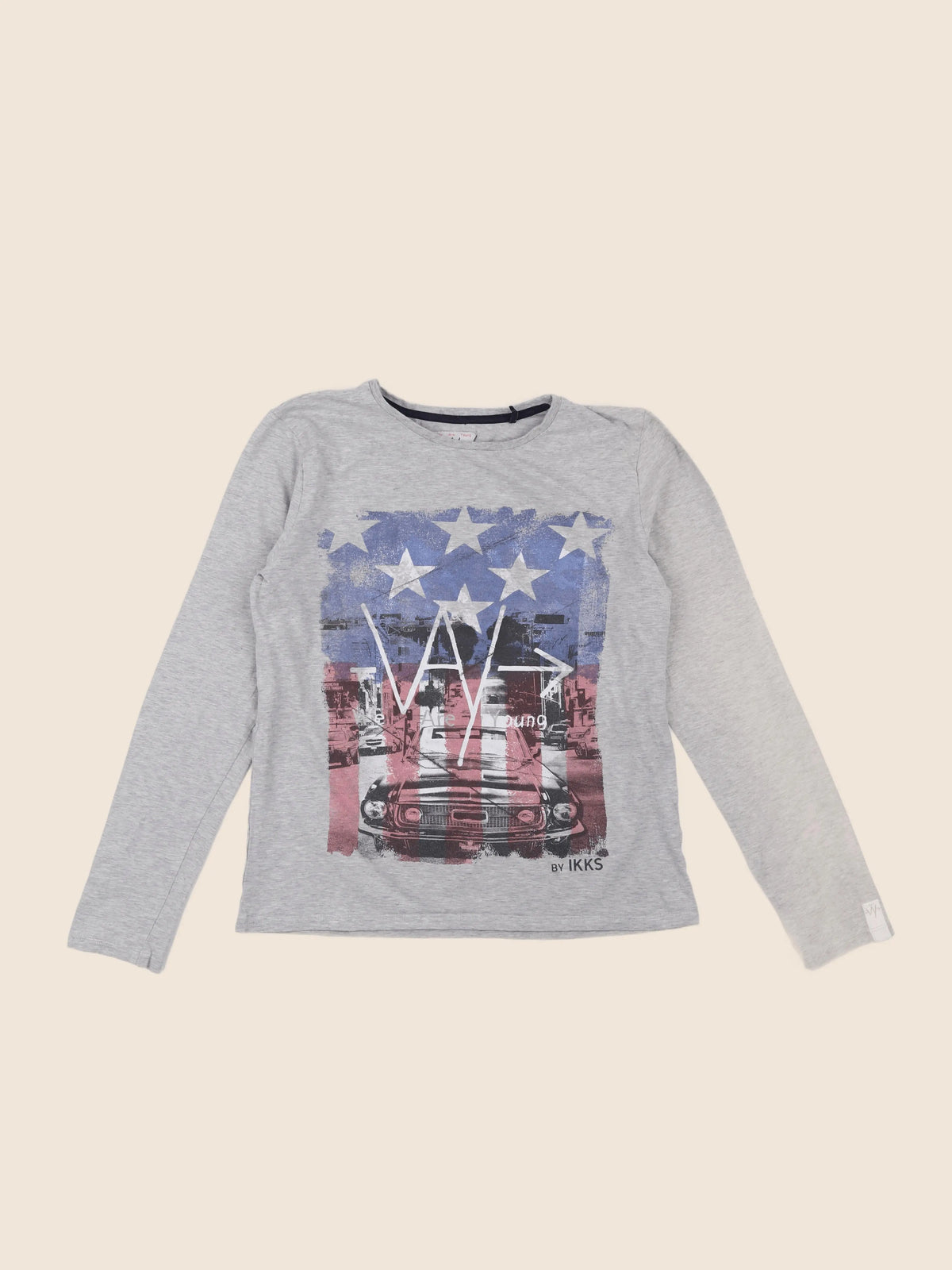 IKKS - tee-shirt gris - 14 ans