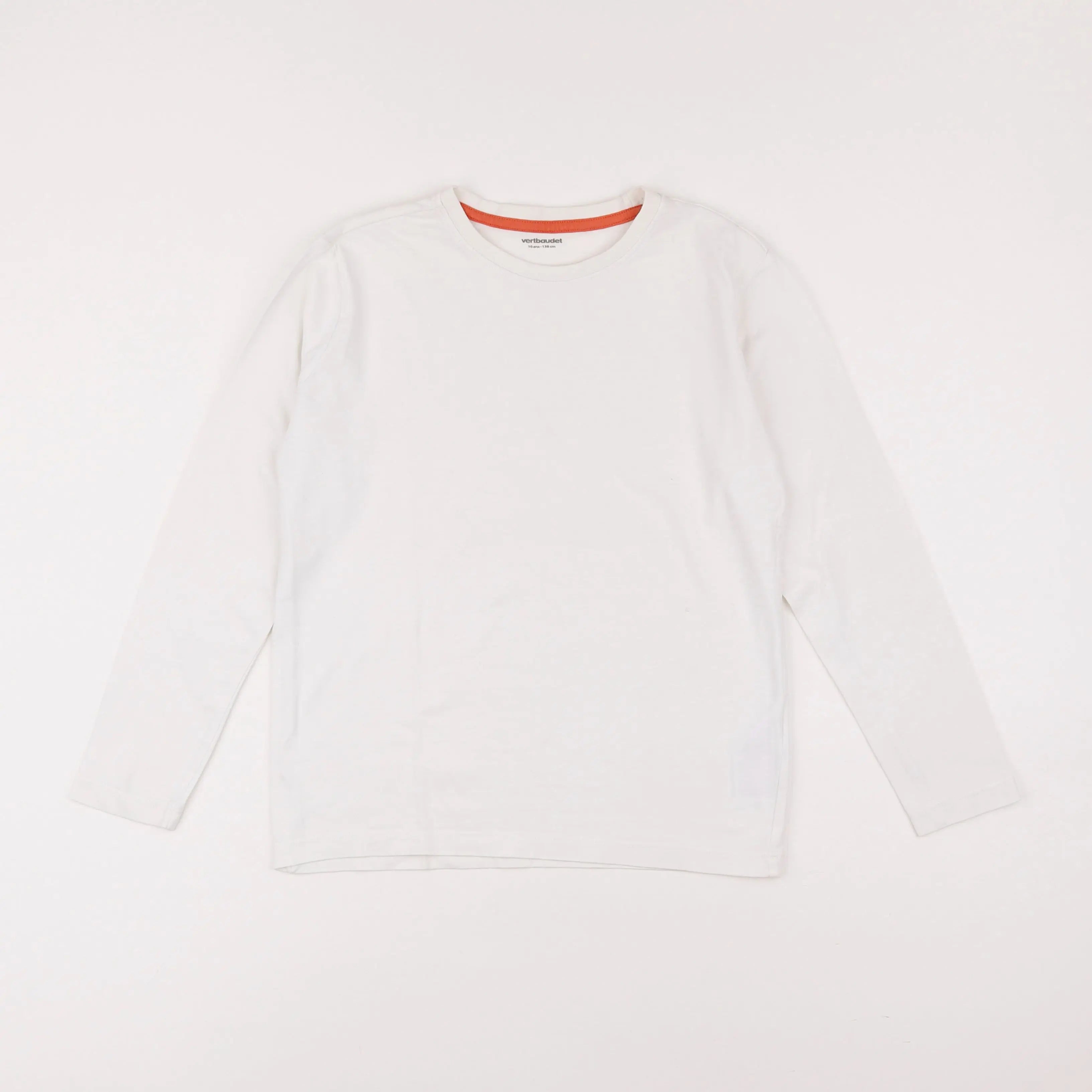 Vertbaudet - tee-shirt blanc - 10 ans