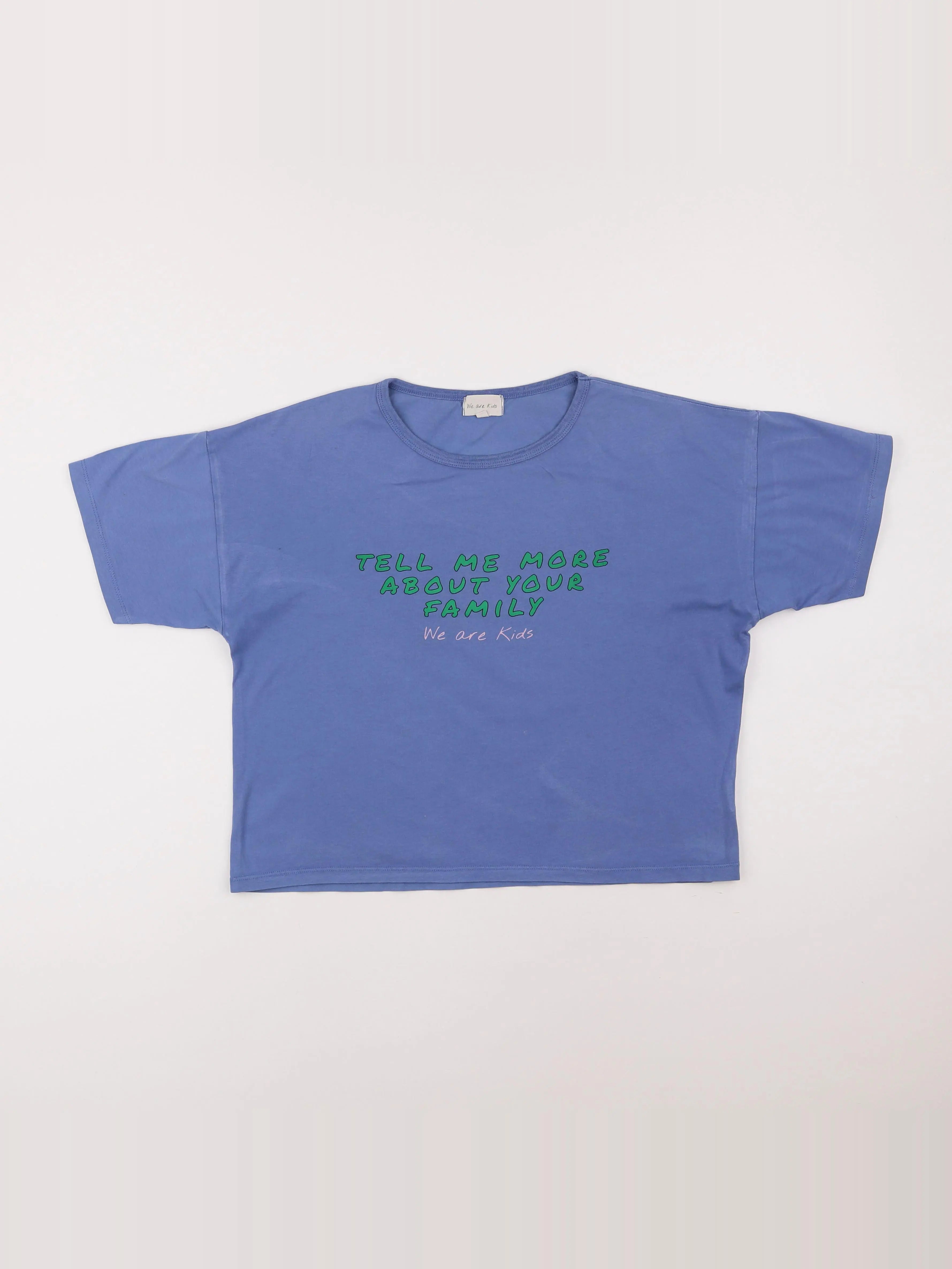 We are kids - tee-shirt bleu - 10 ans