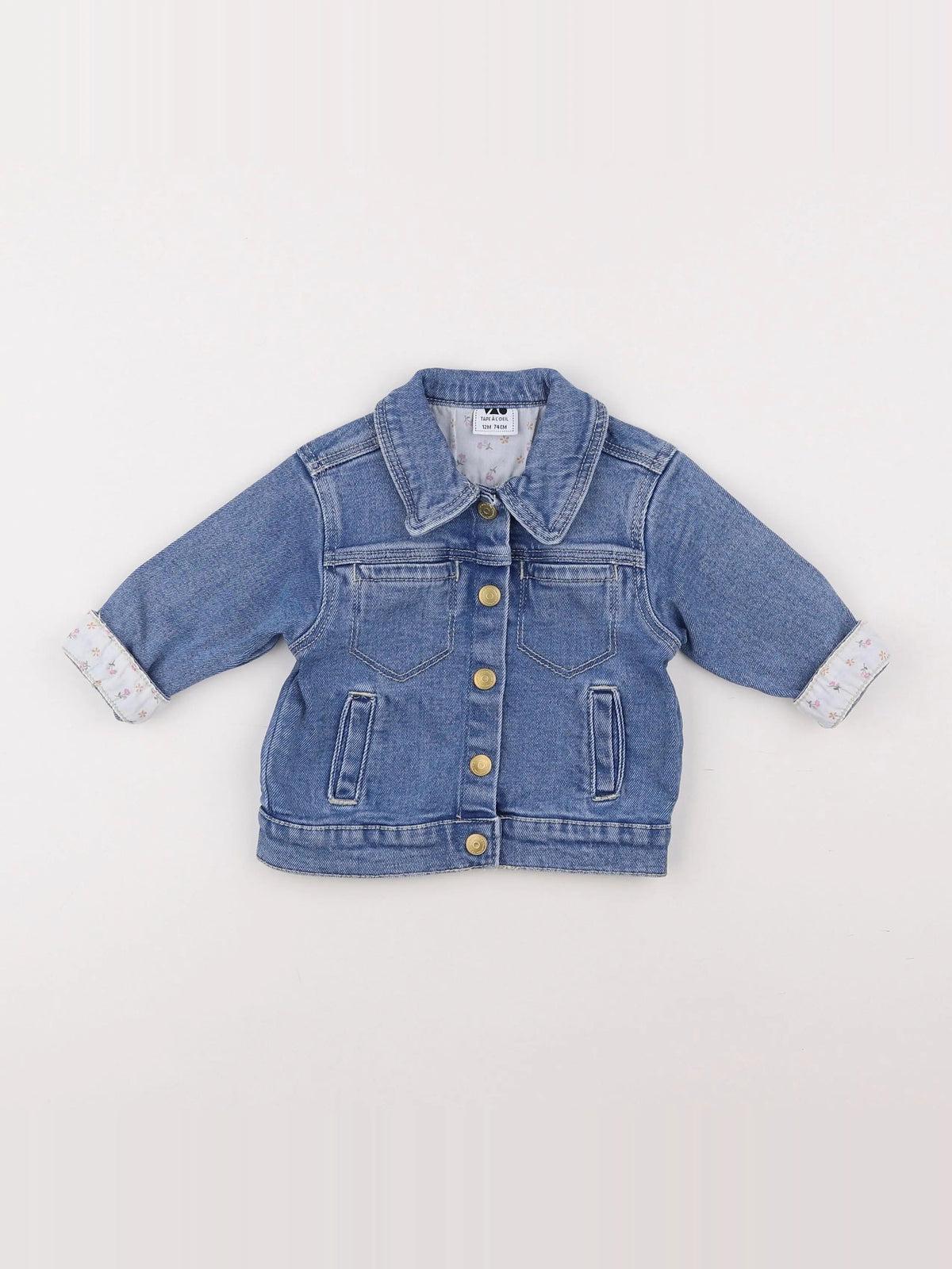 Tape à l'oeil - veste bleu - 12 mois
