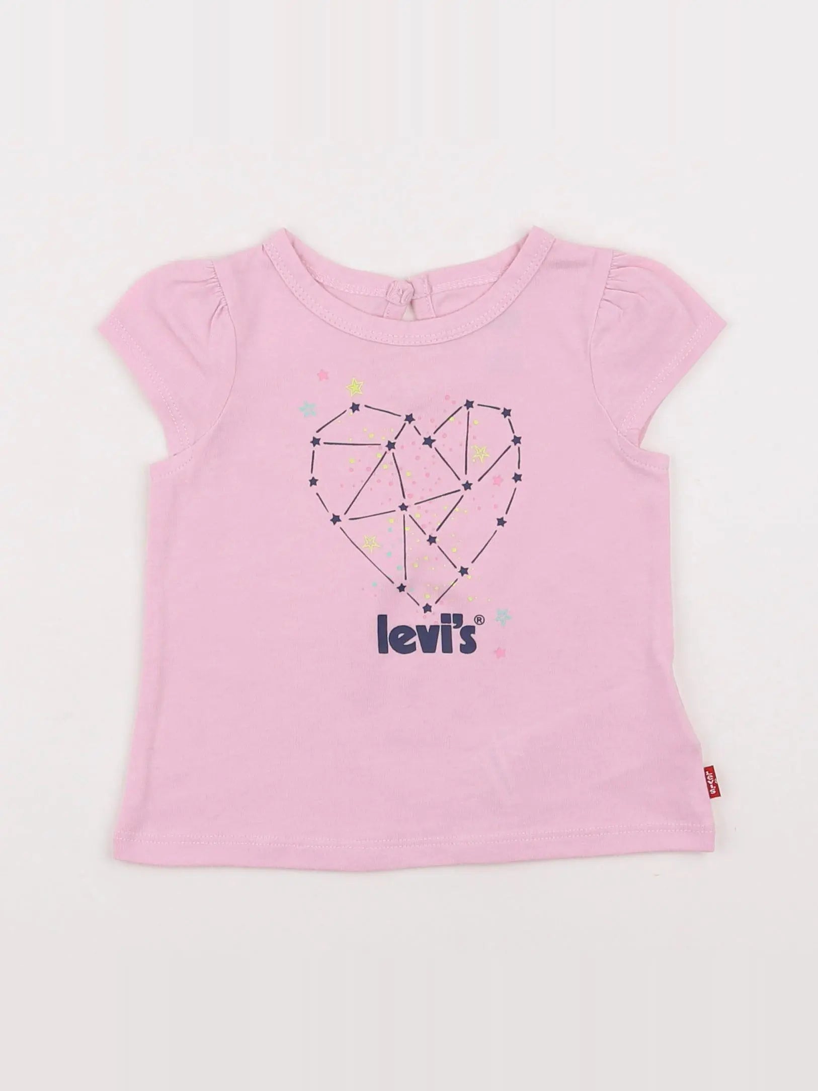 Levi's - tee-shirt rose - 12 mois