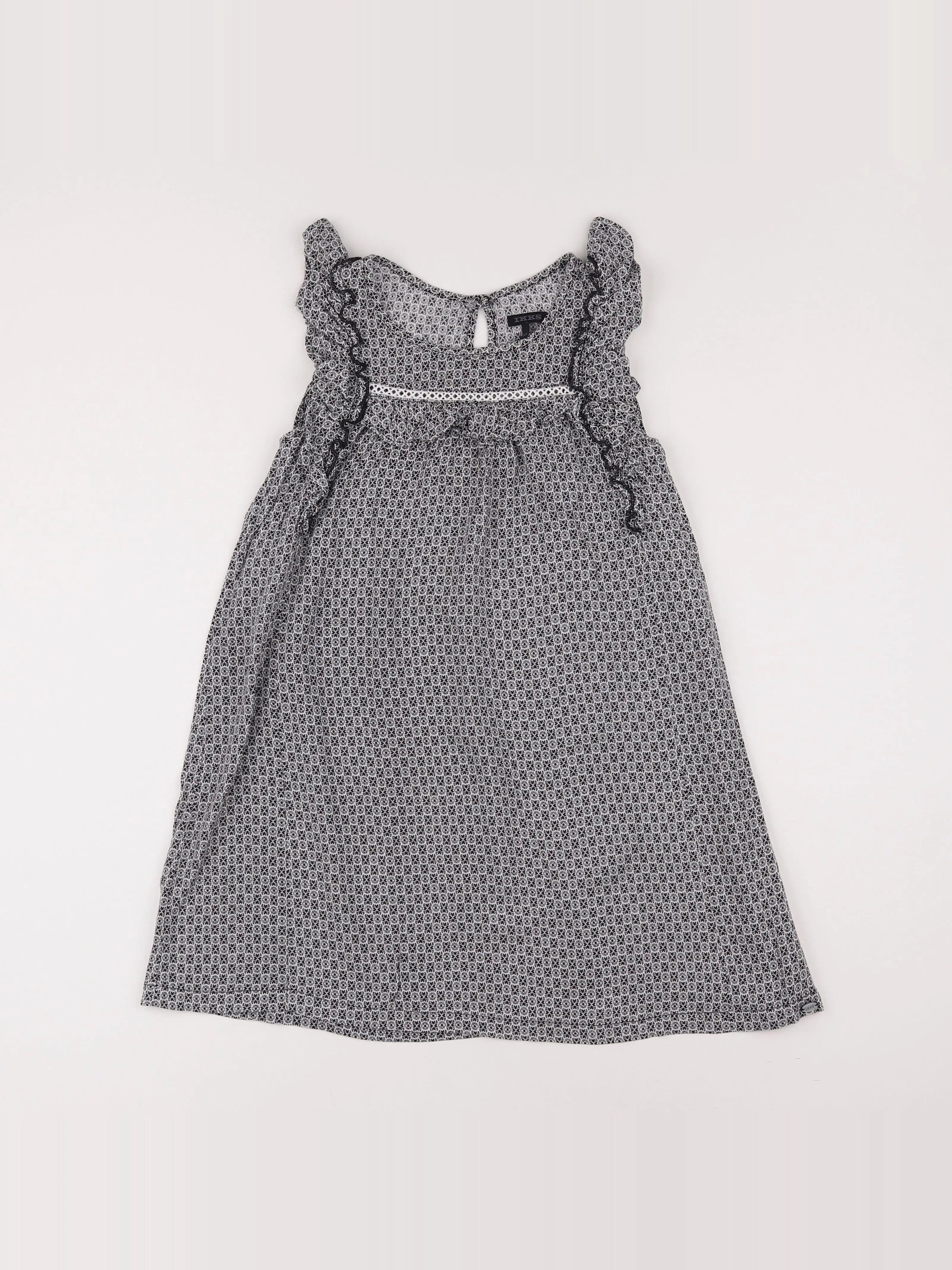 IKKS - robe gris - 8 ans
