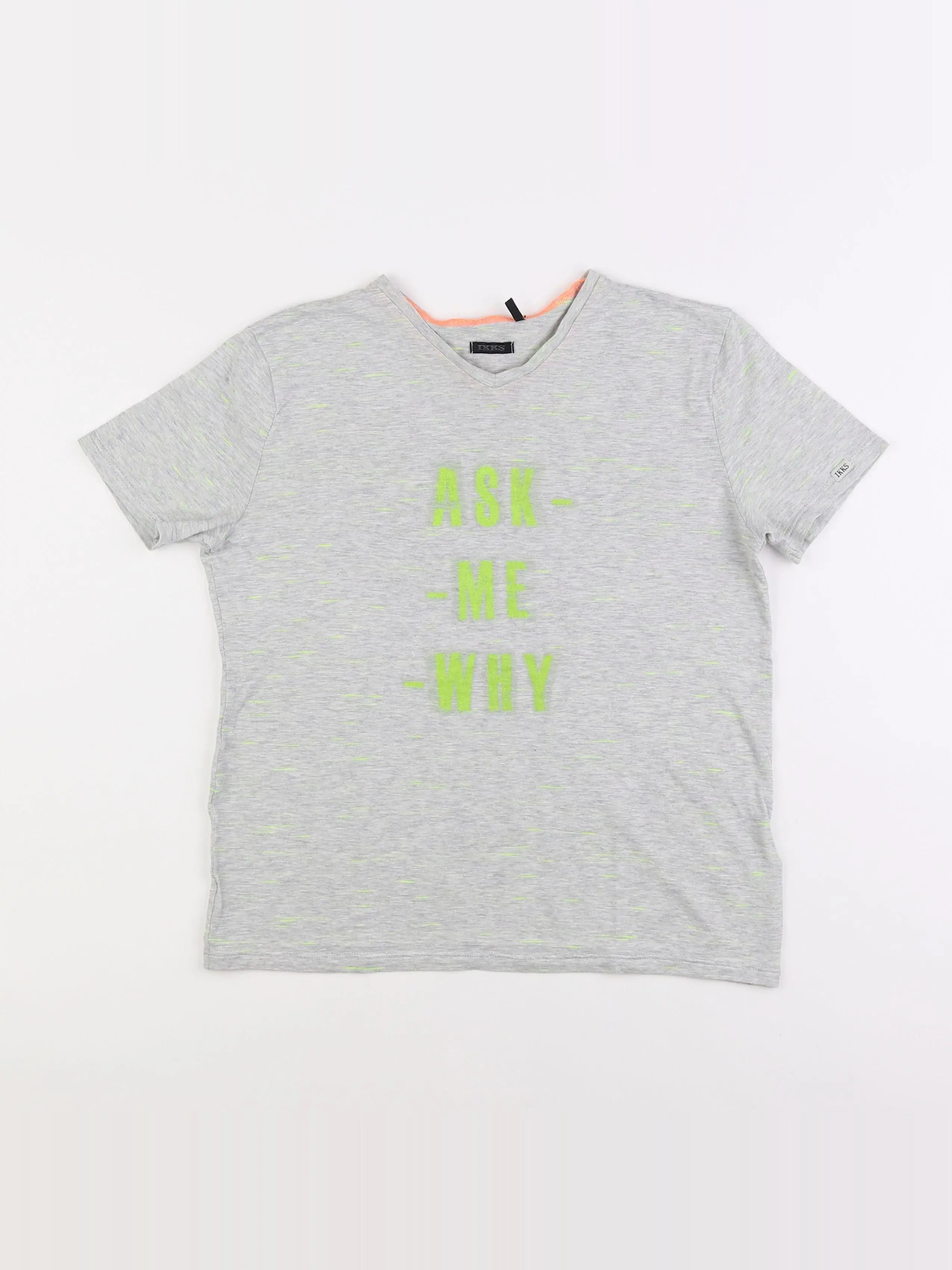 IKKS - tee-shirt gris - 12 ans