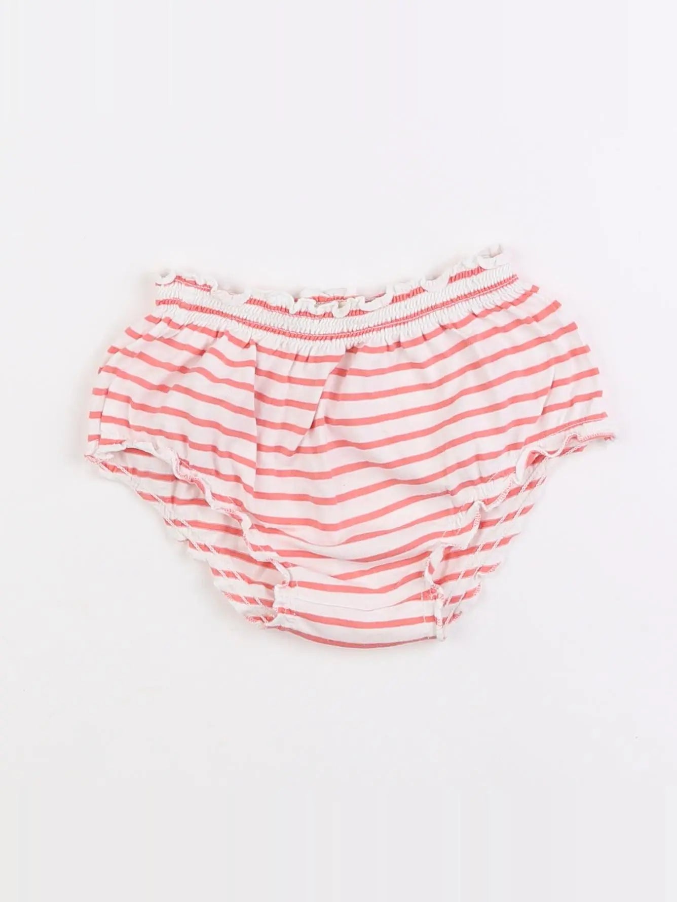 Bouchara - bloomer rose, blanc - 6 mois