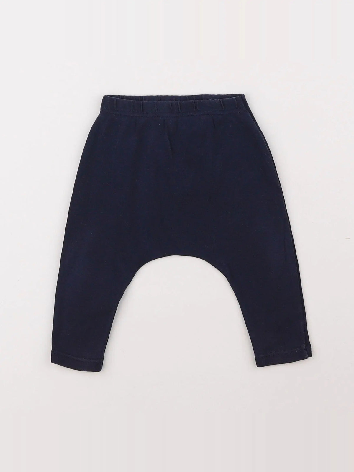 Petit Bateau - sarouel bleu - 6 mois