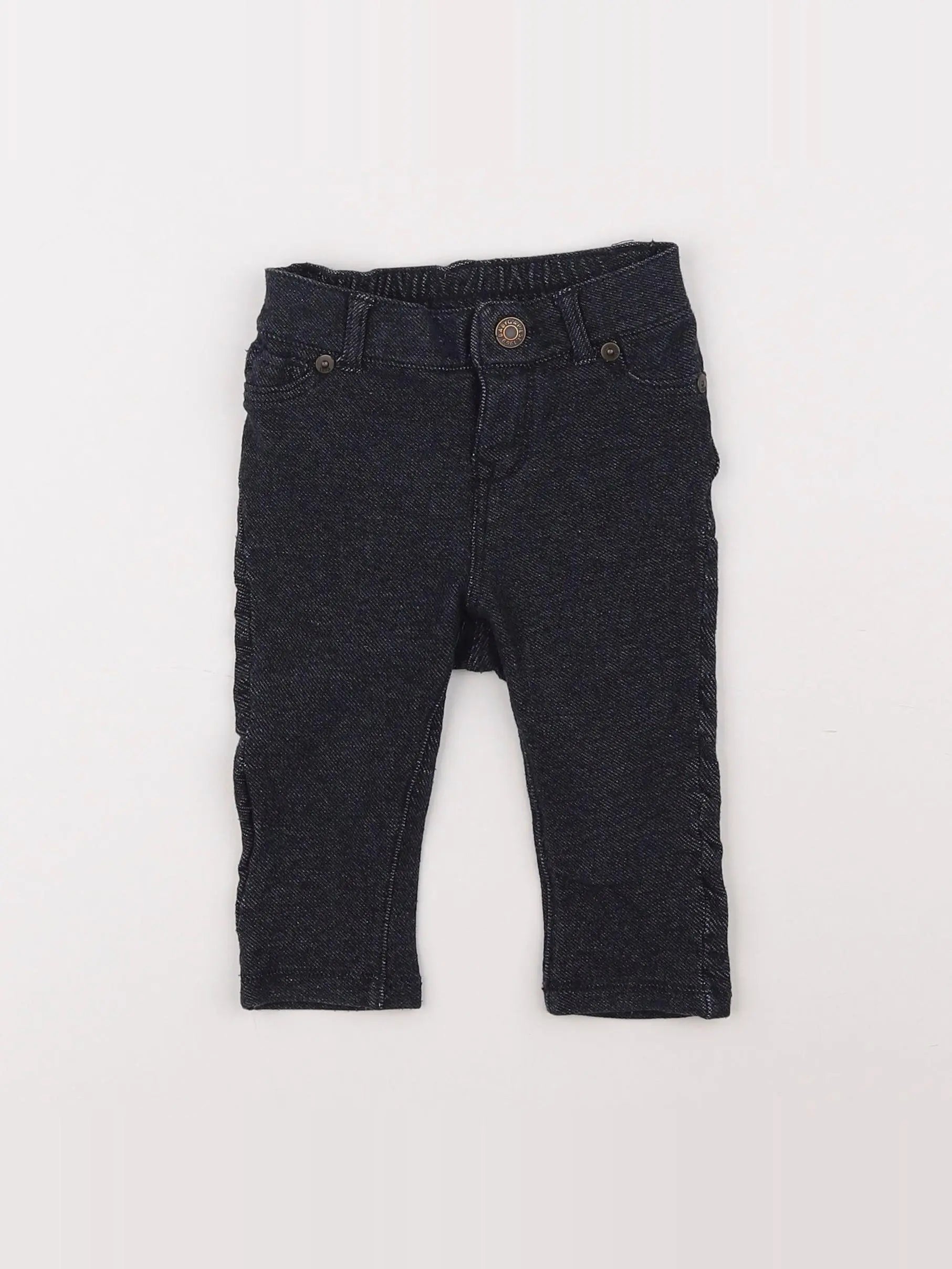 GAP - jegging noir - 6/12 mois