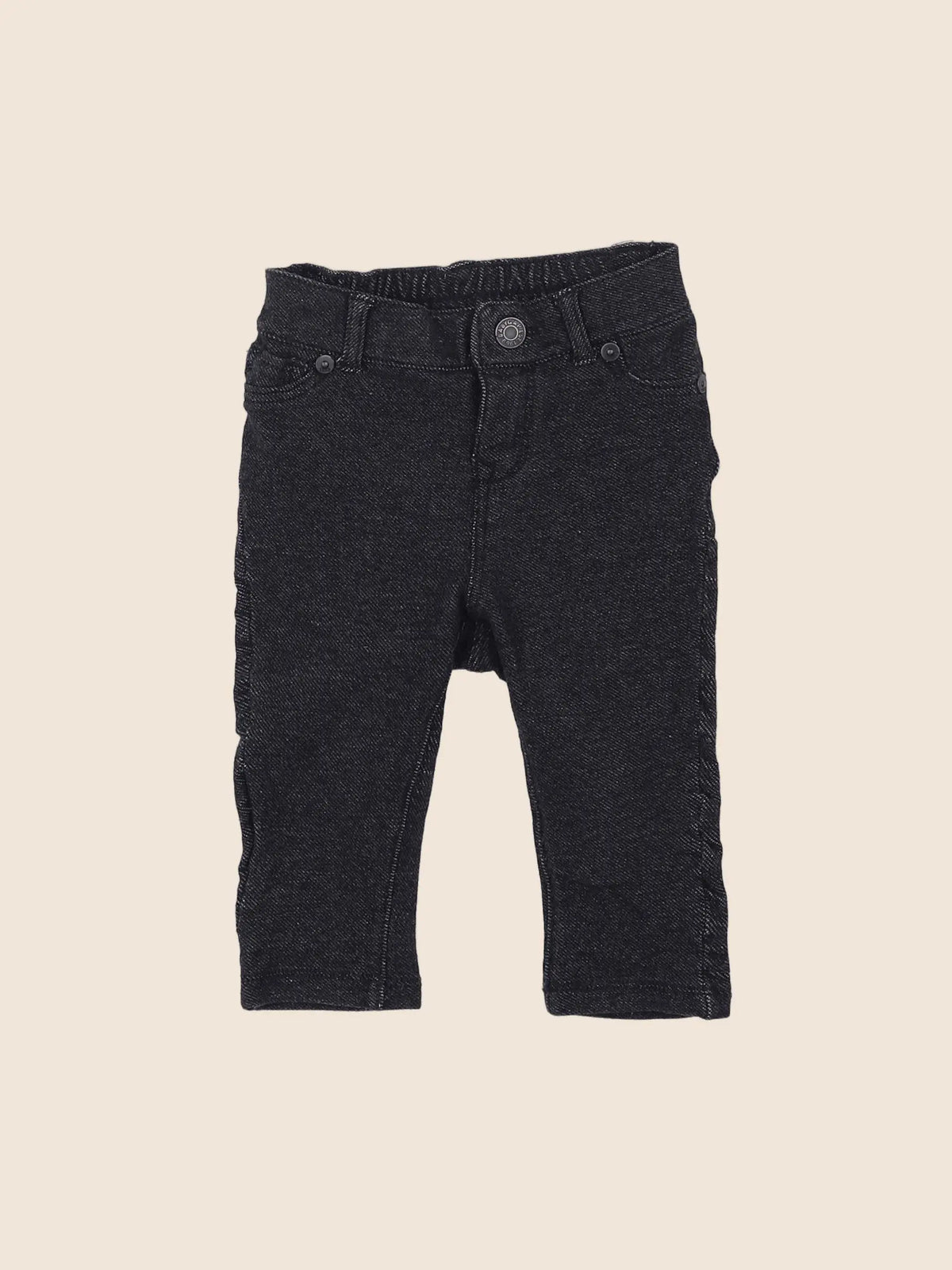 GAP - jegging noir - 6/12 mois
