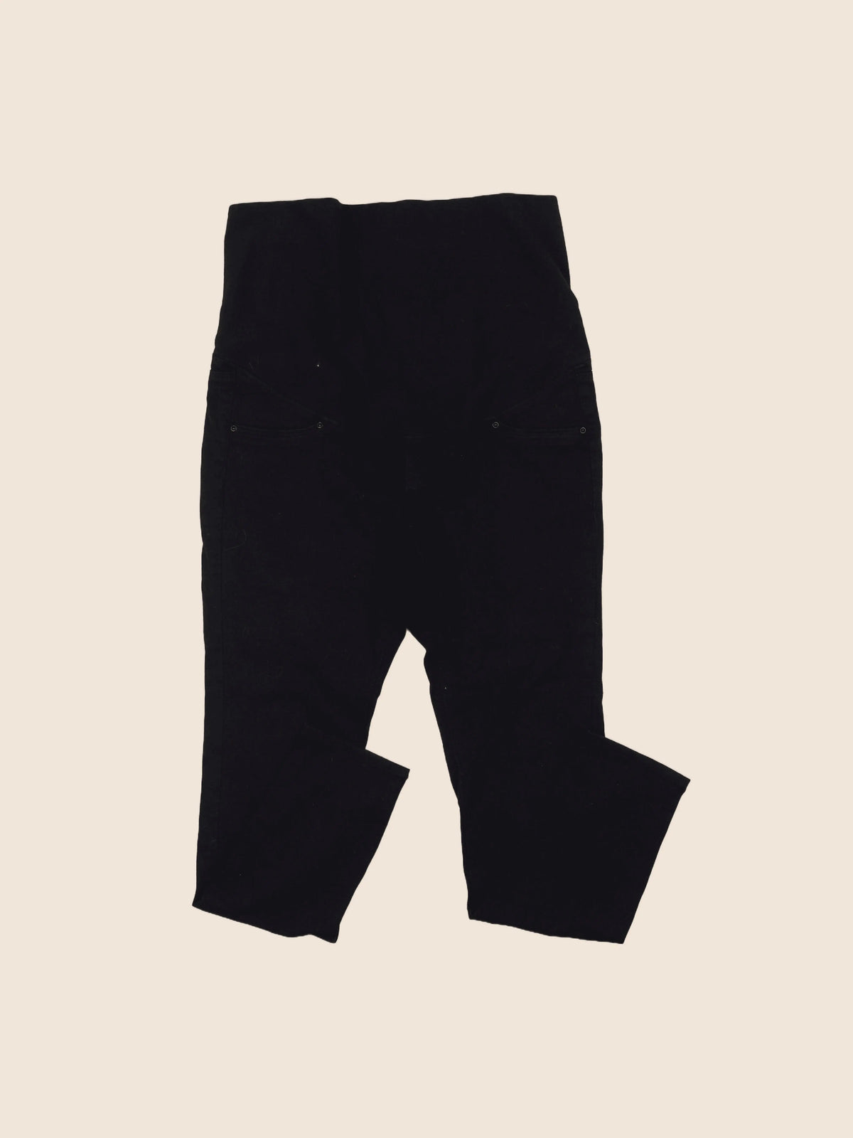 H&M - pantalon grossesse noir - l