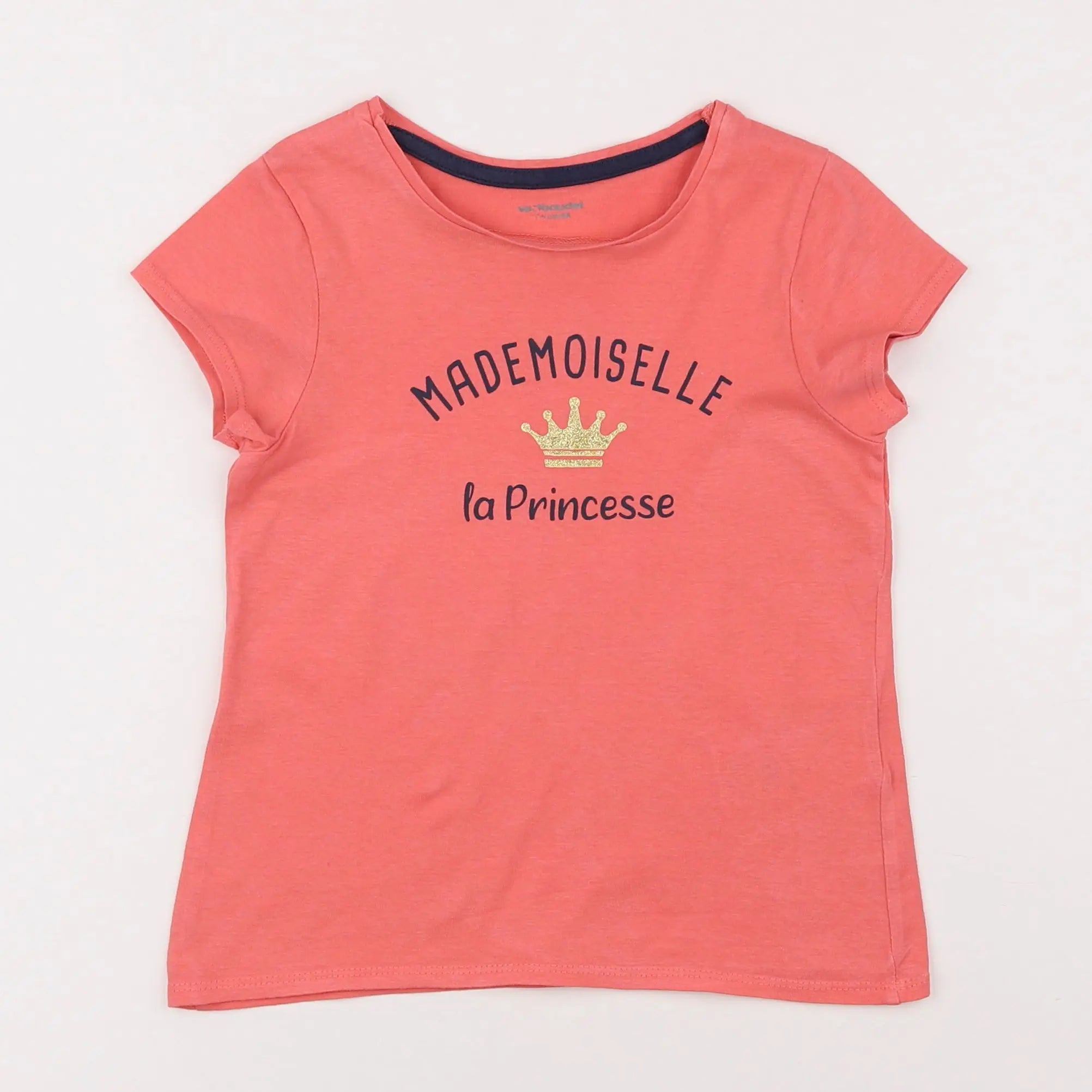 Vertbaudet - tee-shirt rose - 6 ans