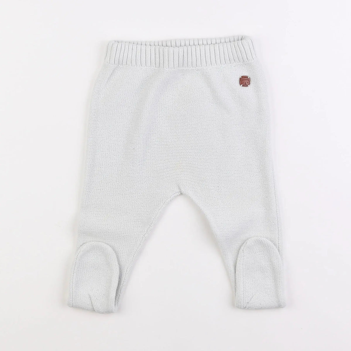 Vertbaudet - legging gris - 6 mois