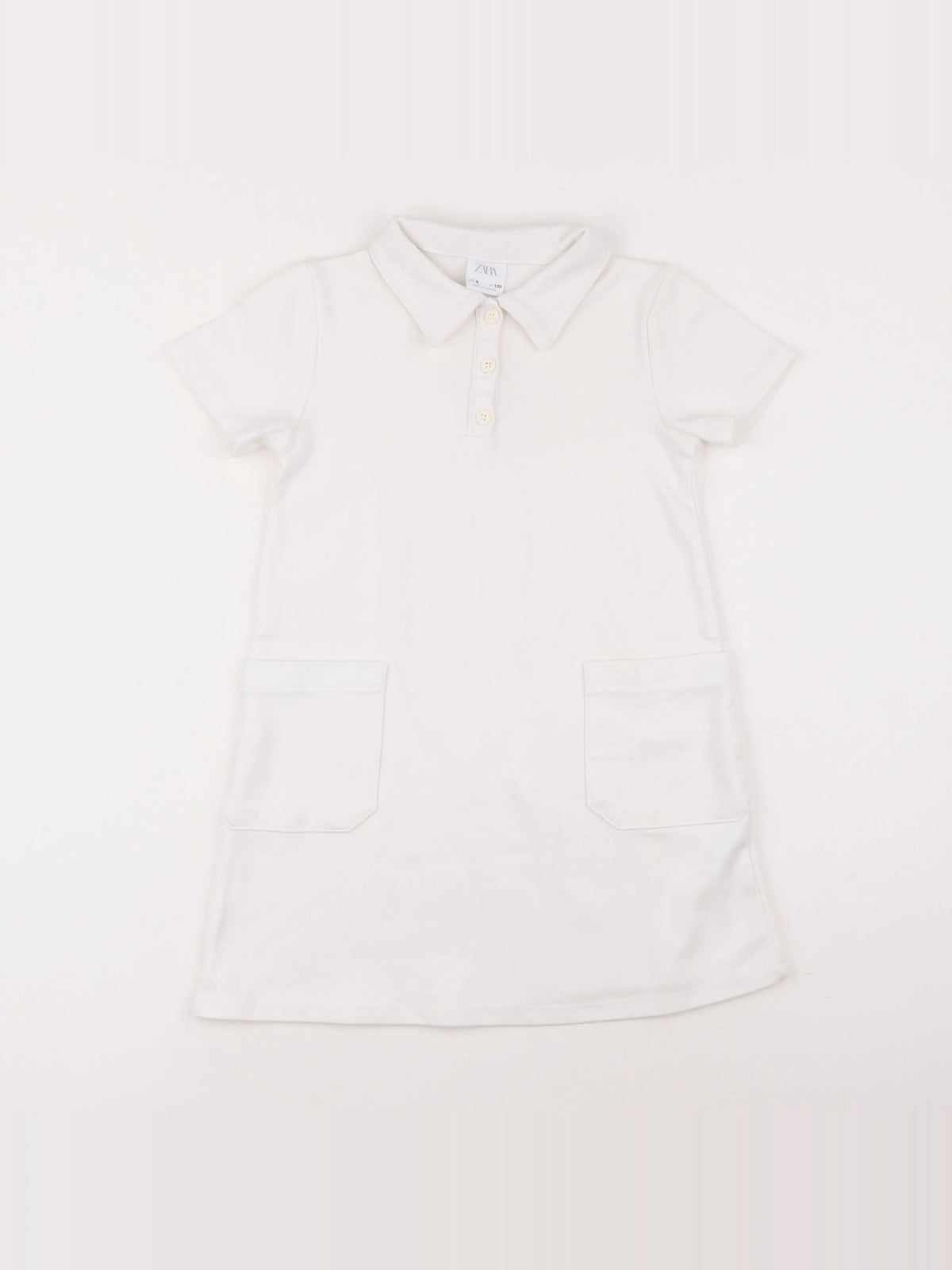 Zara - robe blanc - 8 ans