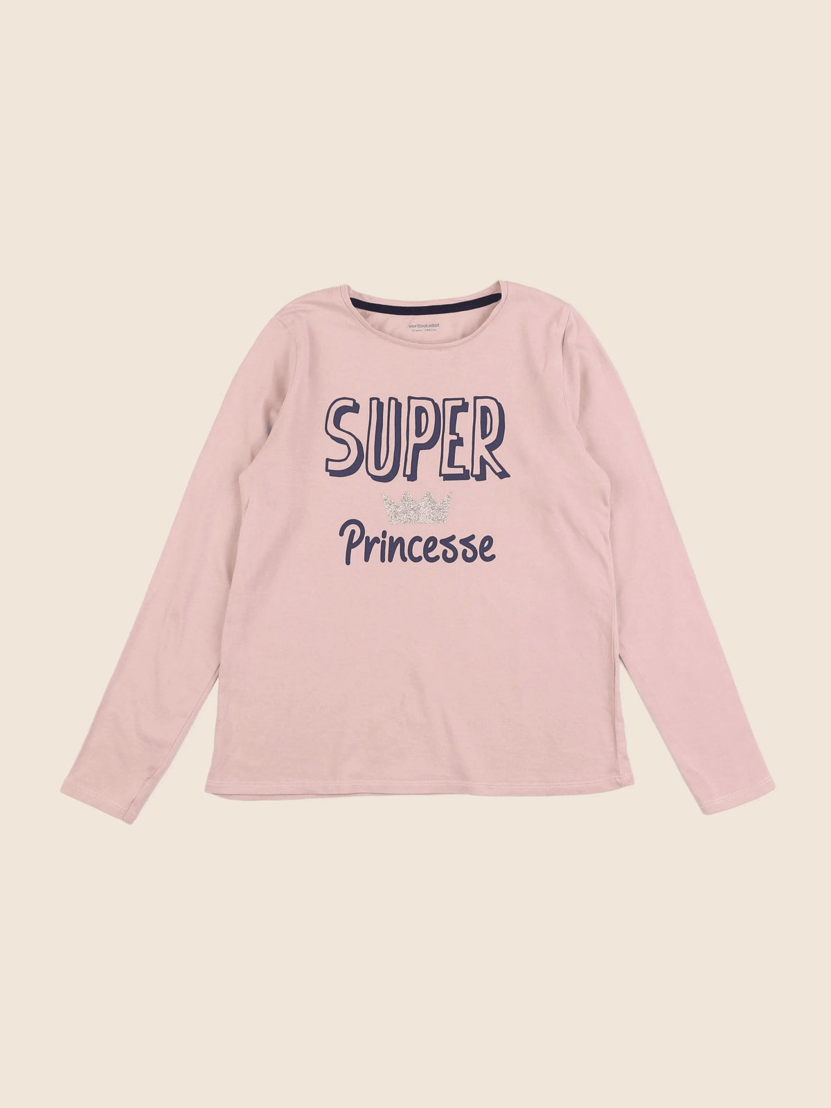 Vertbaudet - tee-shirt rose - 10 ans