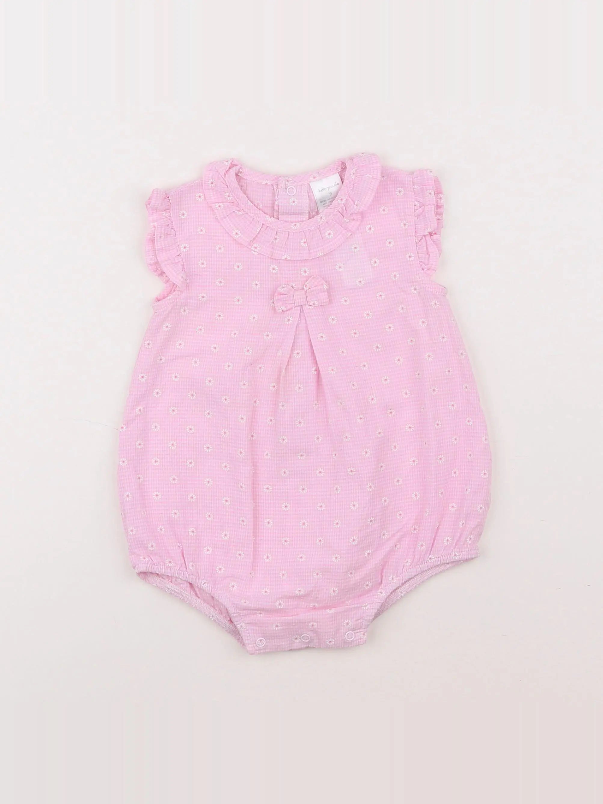 Tutto Piccolo - combinaison rose - 9 mois
