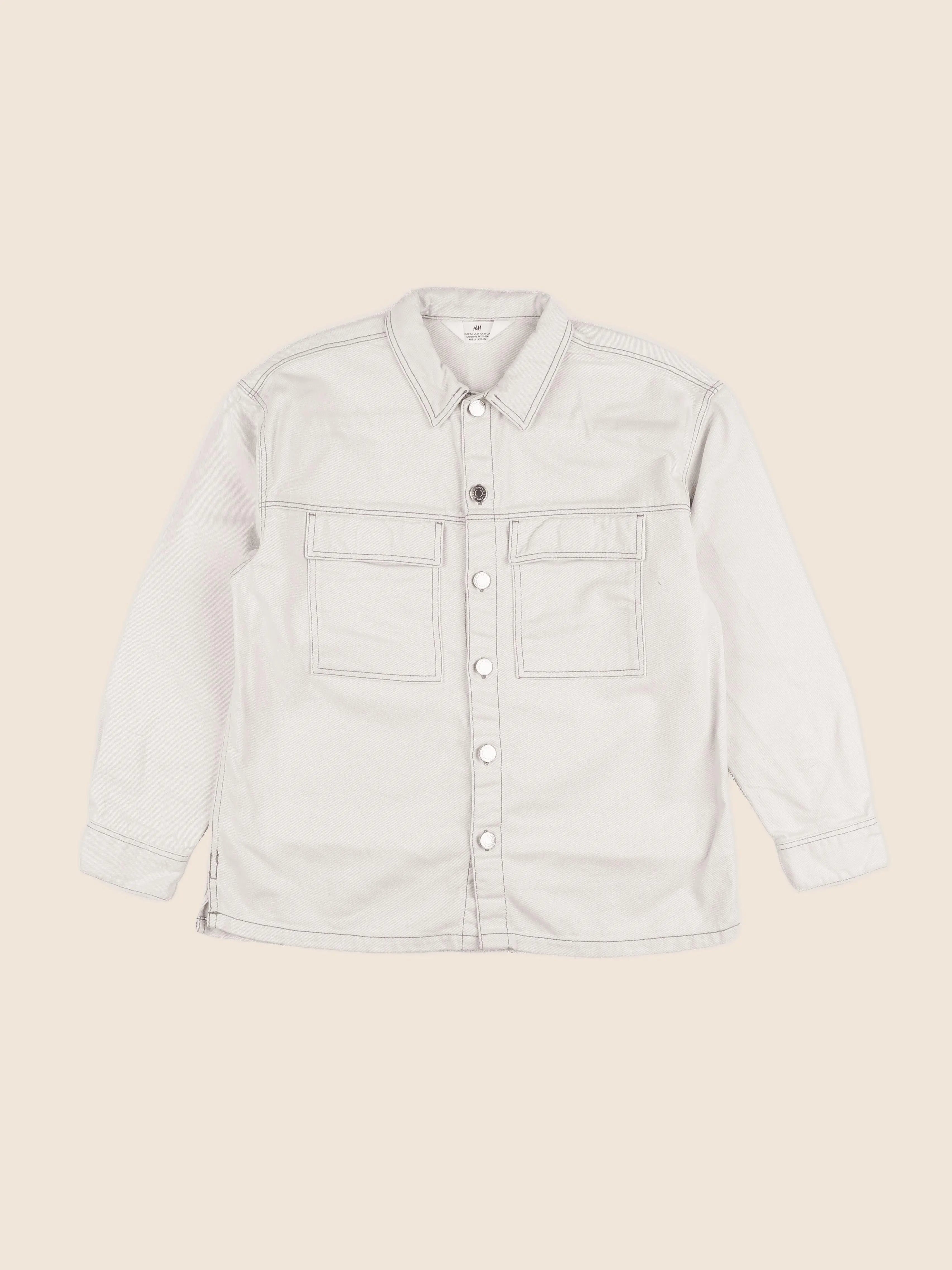H&M - chemise beige - 11/12 ans
