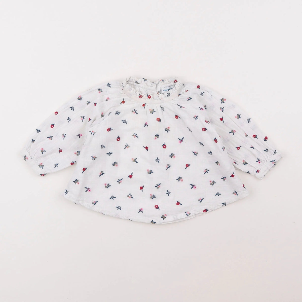 Vertbaudet - blouse blanc - 6 mois