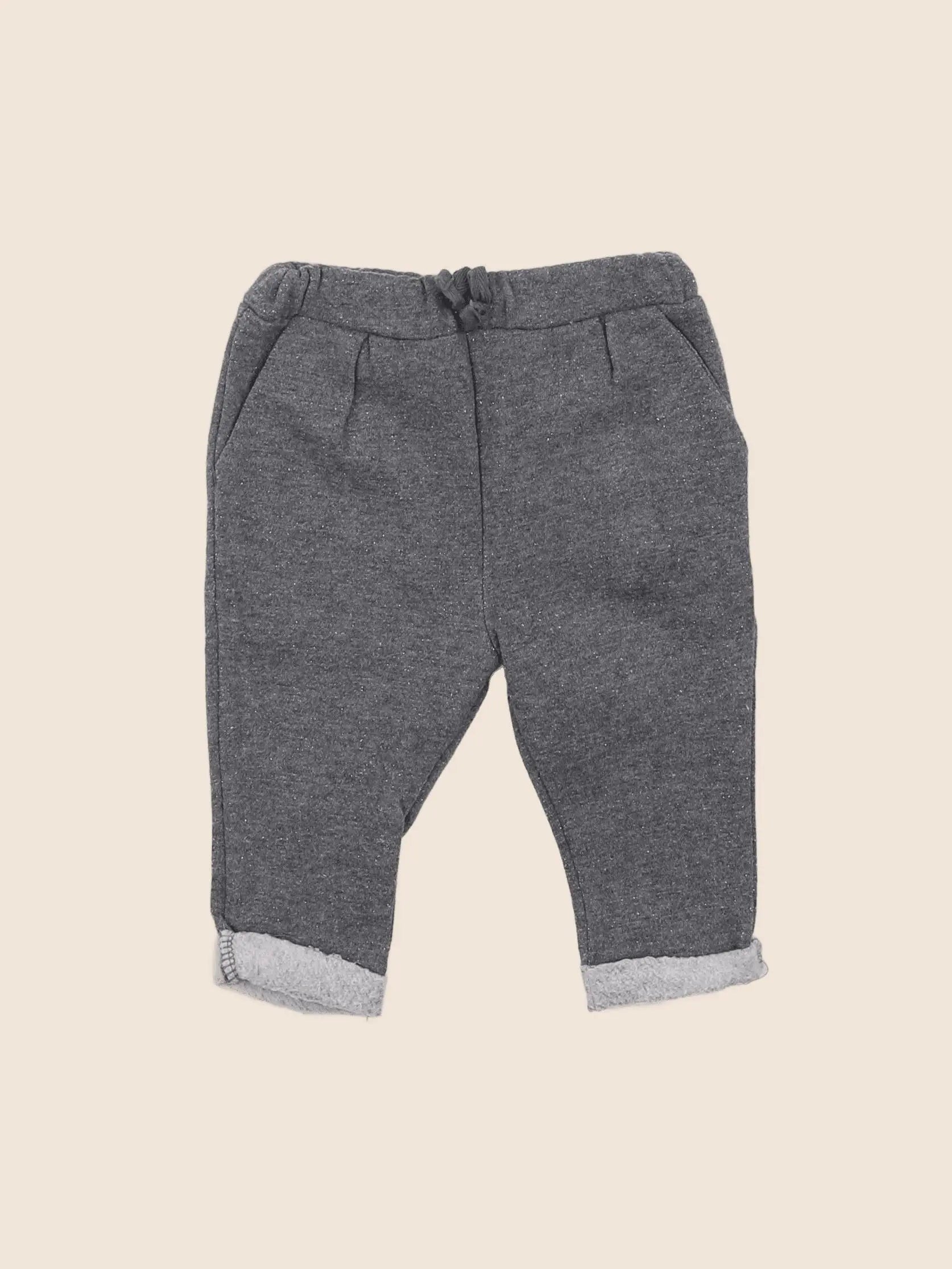 Vertbaudet - jogging gris, argent - 6 mois