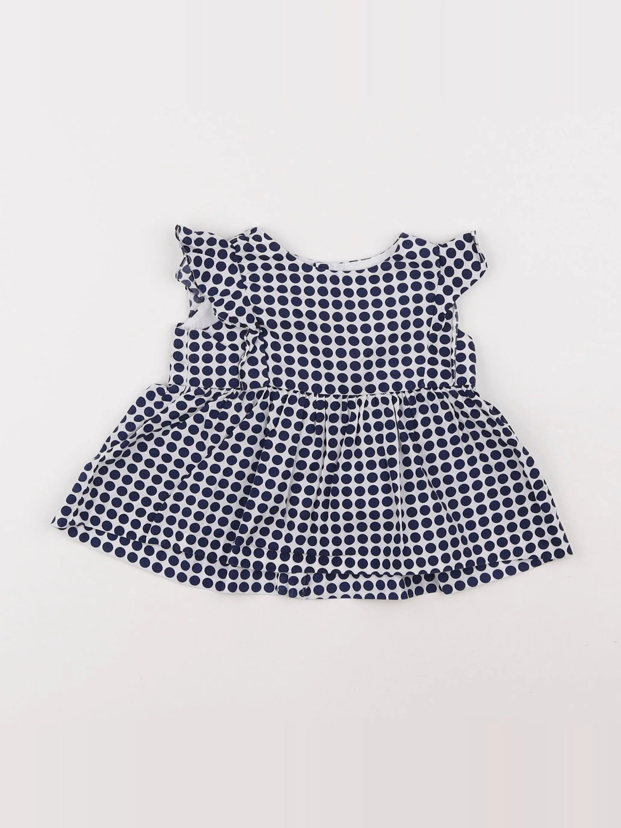 Jacadi - blouse bleu - 12 mois