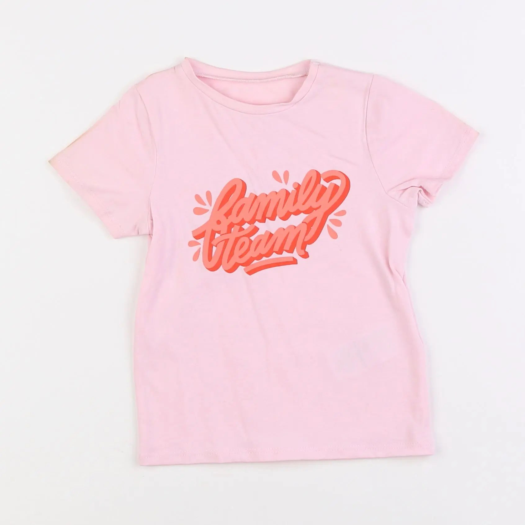 Vertbaudet - tee-shirt rose - 9 mois