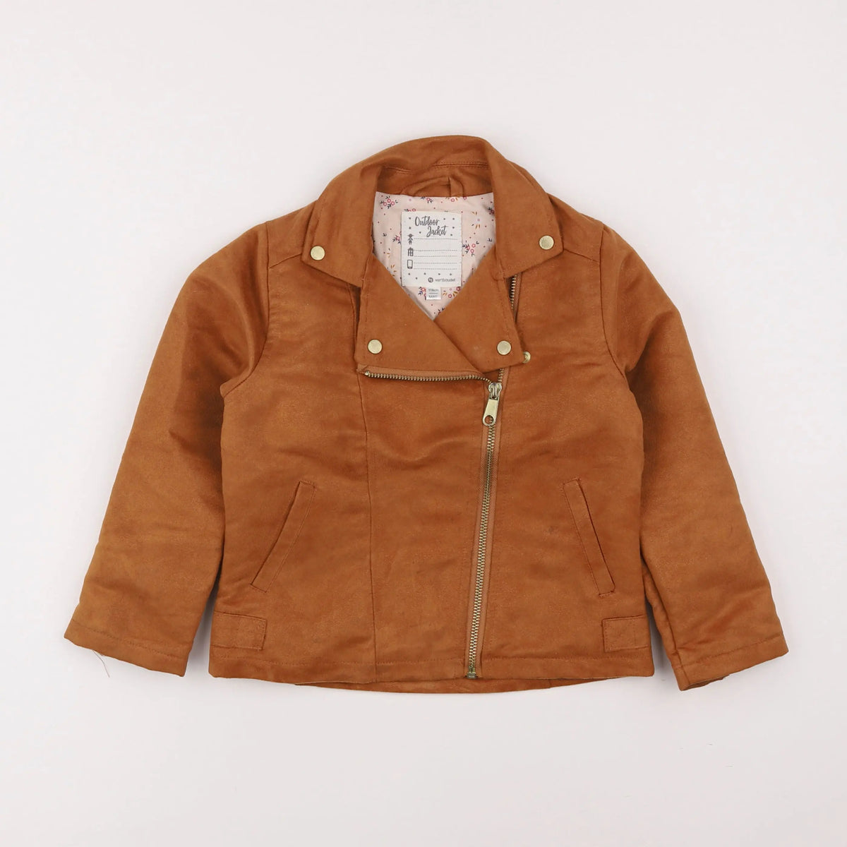 Vertbaudet - veste marron - 6 ans
