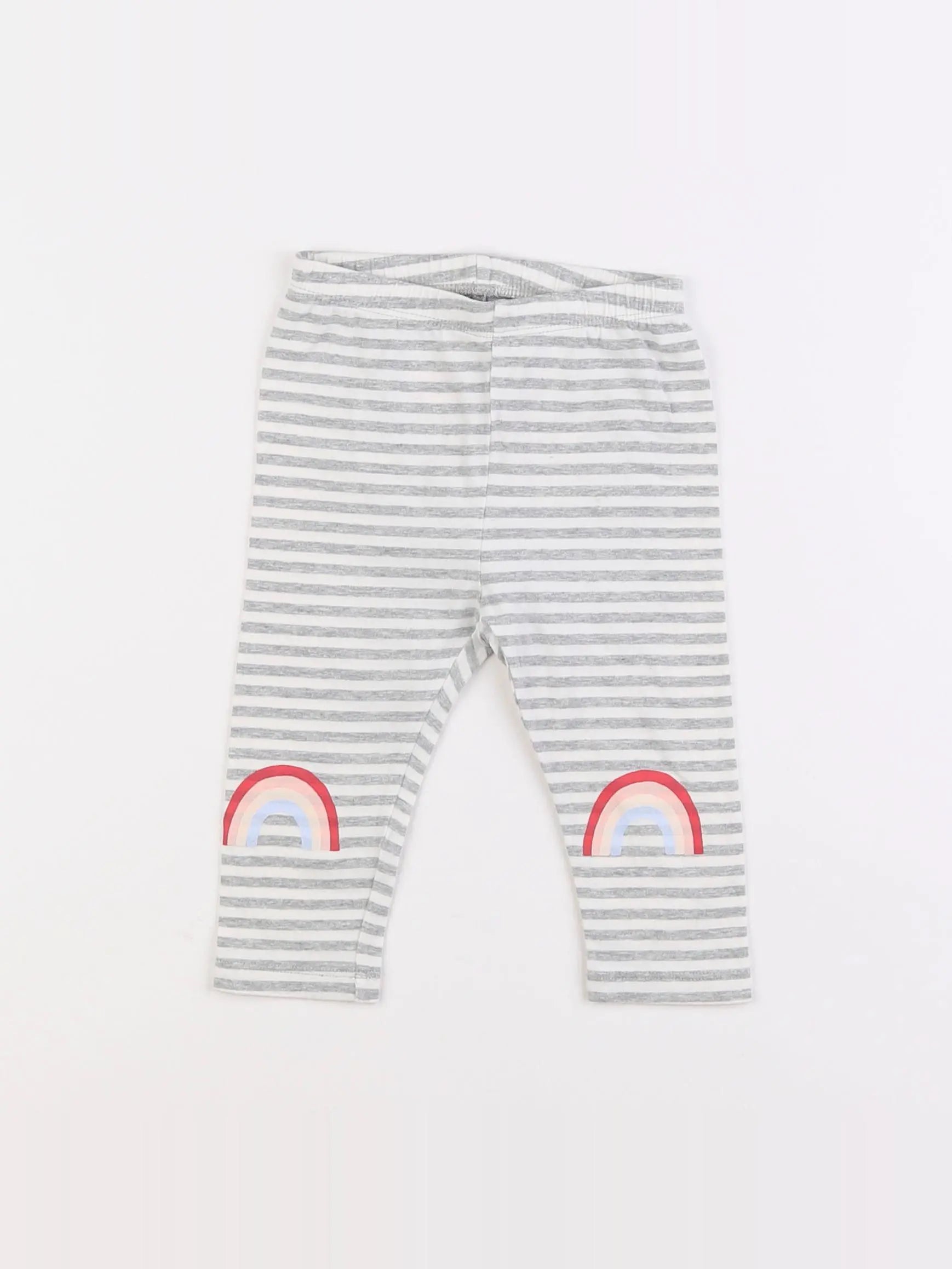 GAP - legging blanc, gris - 6/12 mois