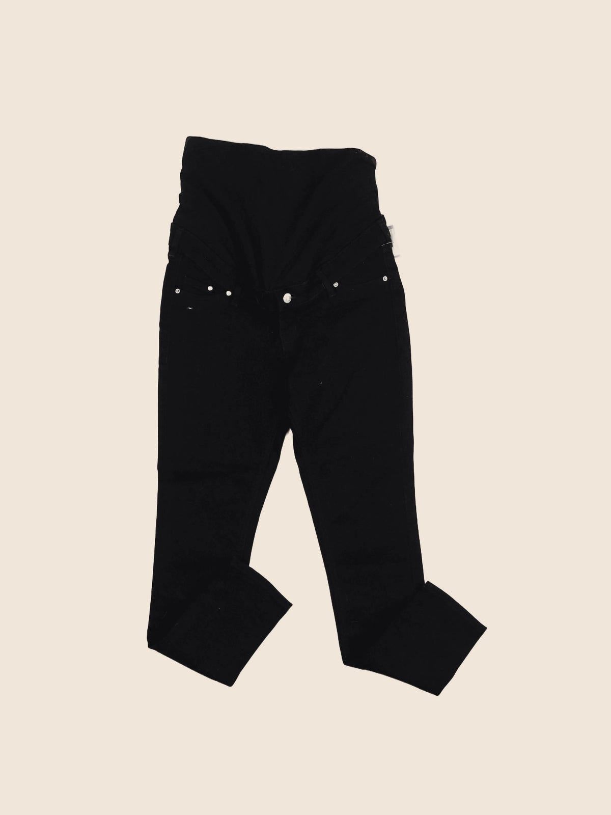 H&M - jean grossesse noir - s
