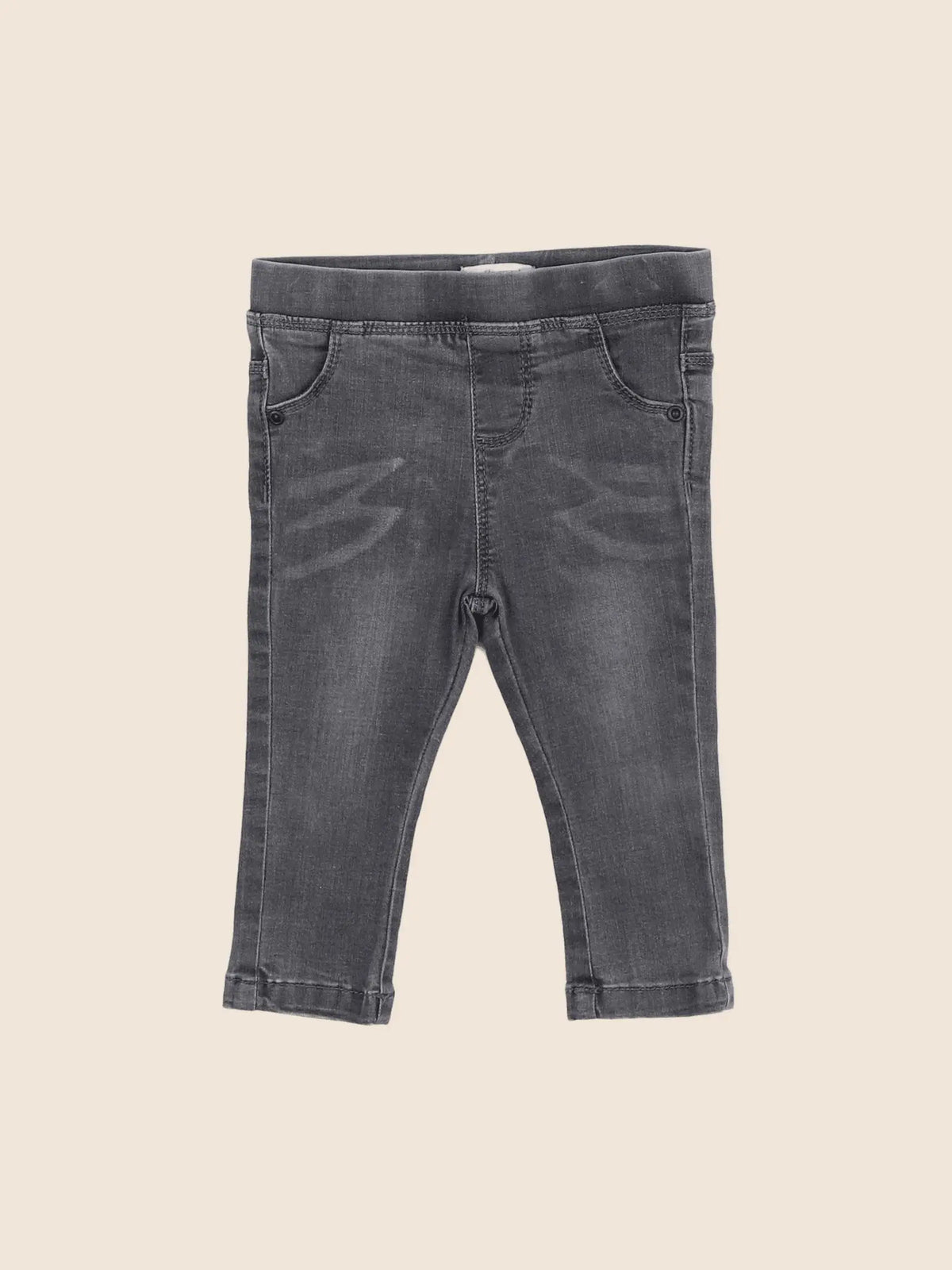 Vertbaudet - jegging gris - 12 mois