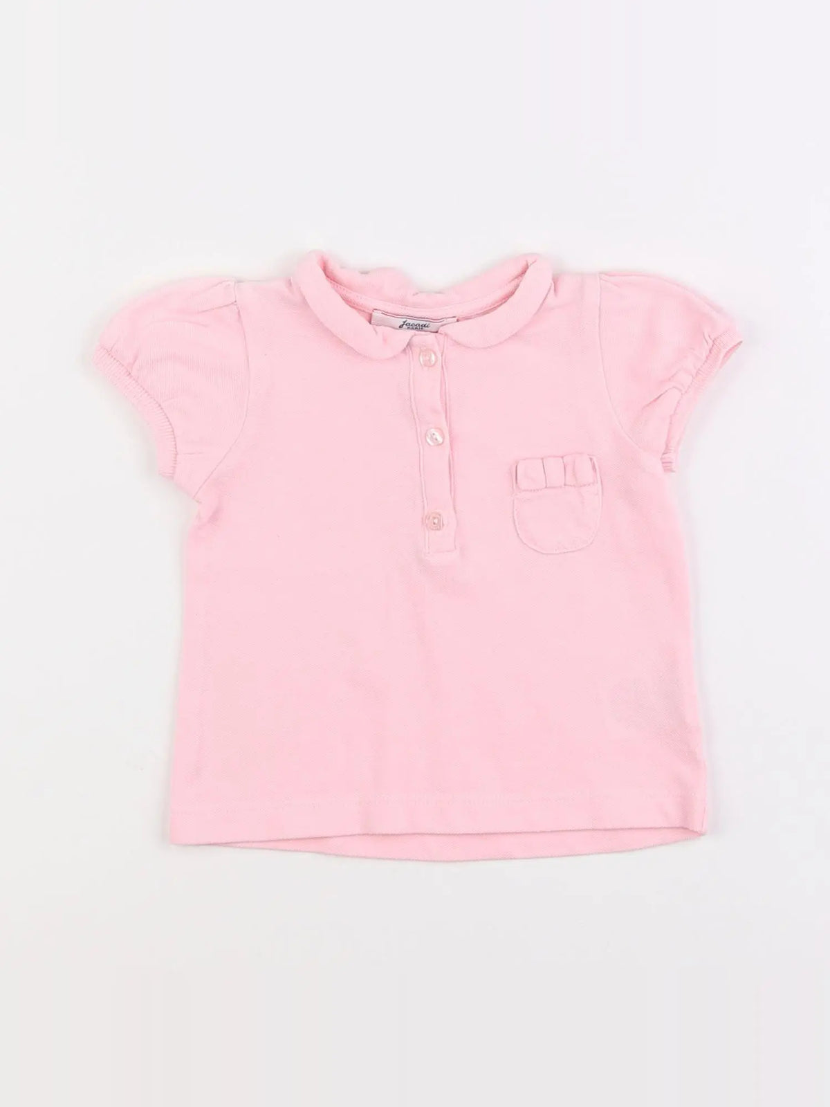 Jacadi - tee-shirt rose - 12 mois