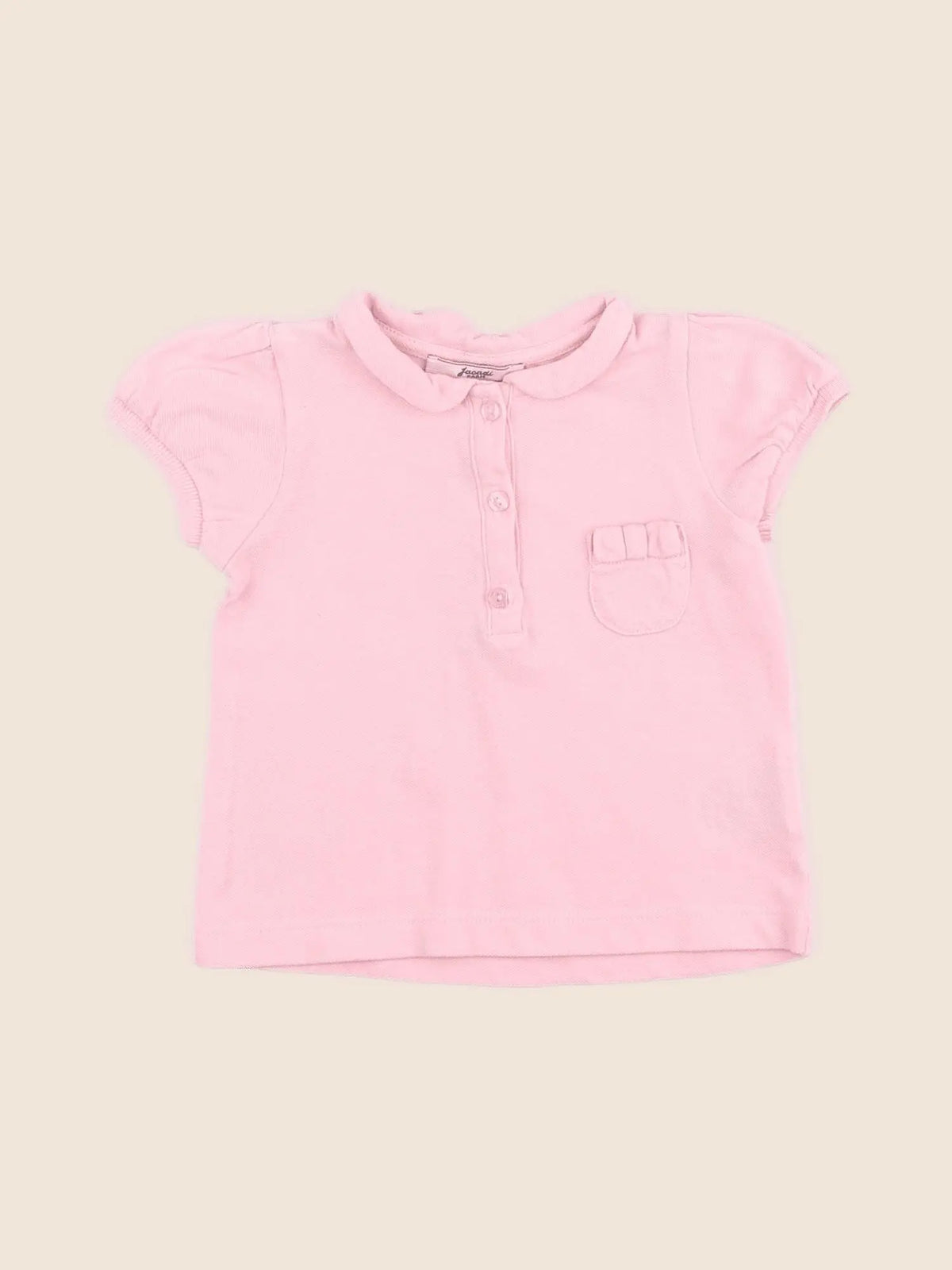 Jacadi - tee-shirt rose - 12 mois