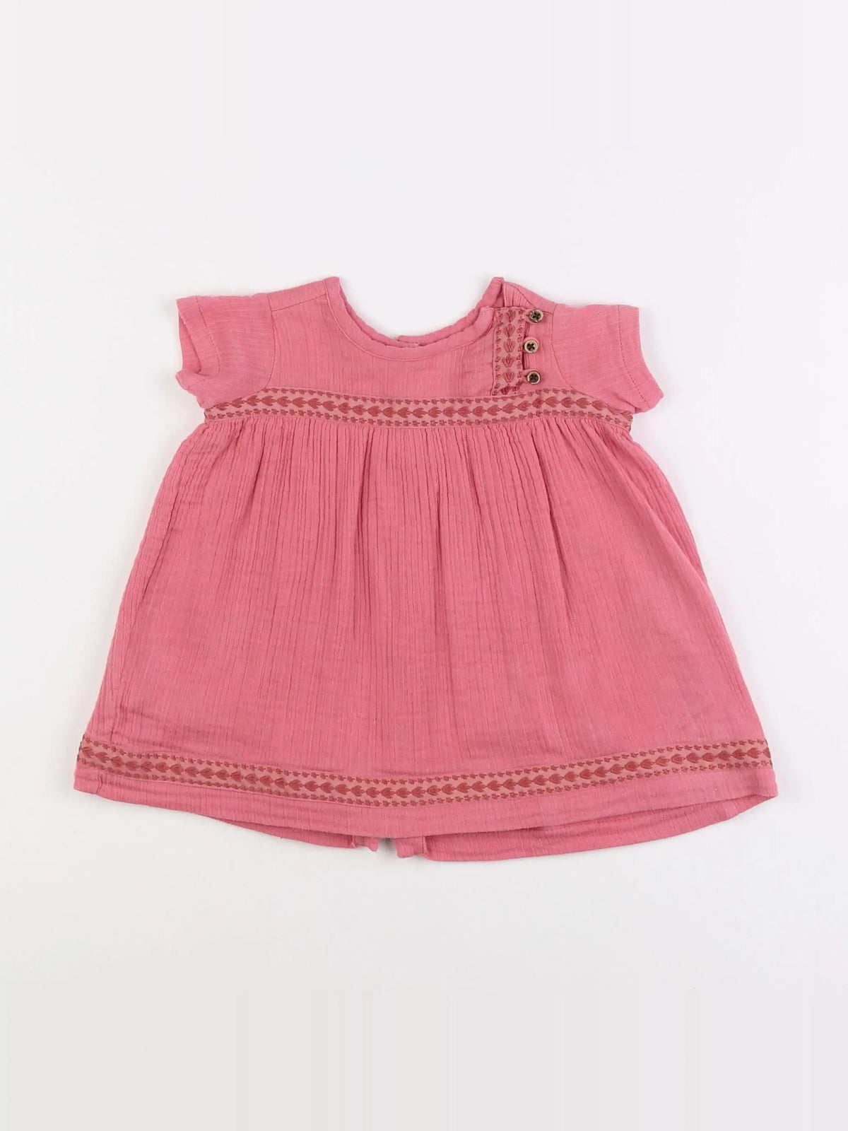 Gocco - blouse rose - 3/6 mois