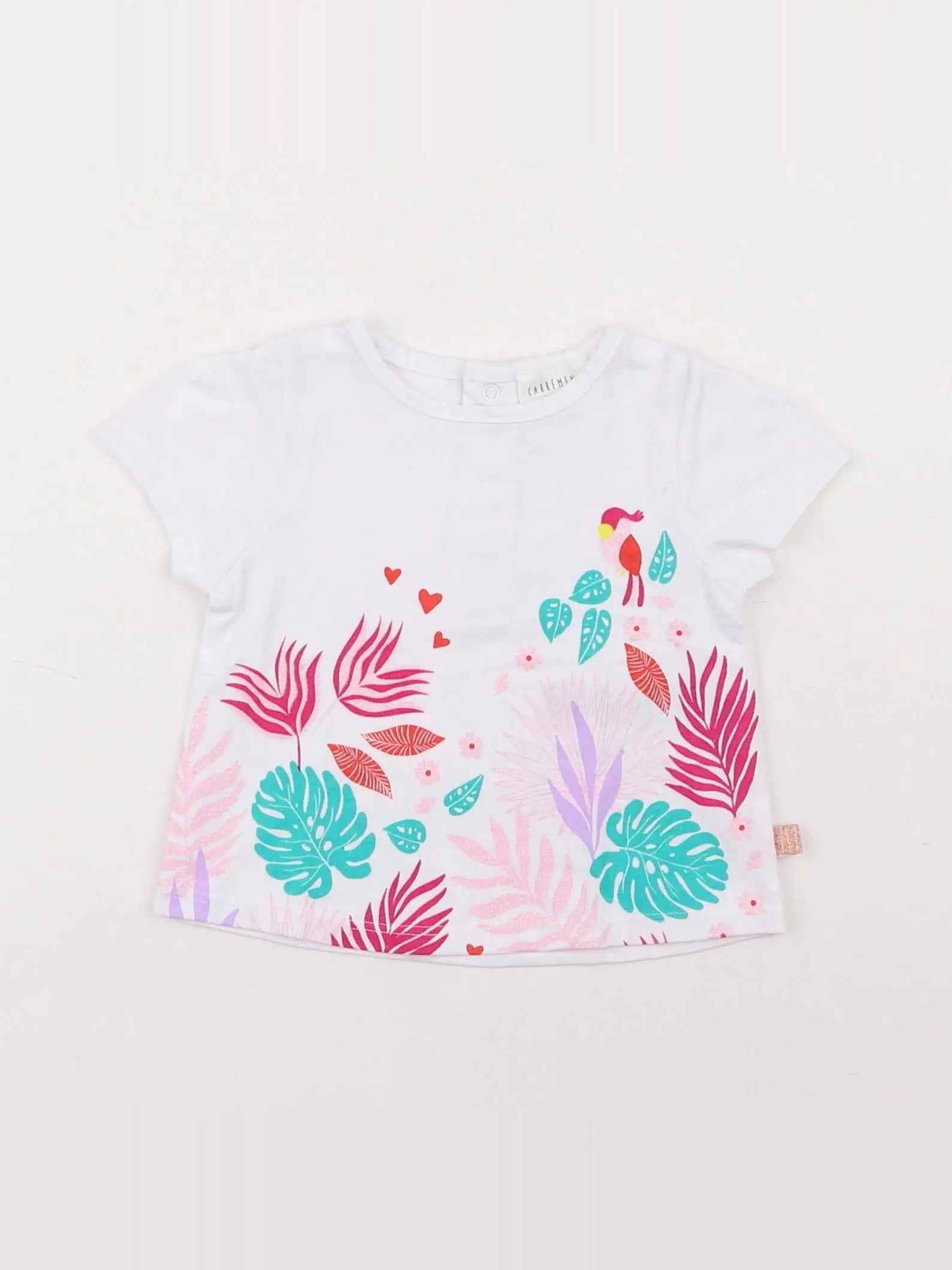 Carrément Beau - tee-shirt multicolore - 3 mois