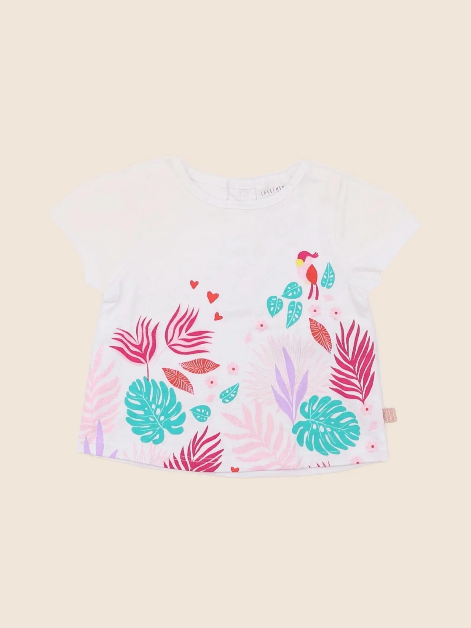 Carrément Beau - tee-shirt multicolore - 3 mois