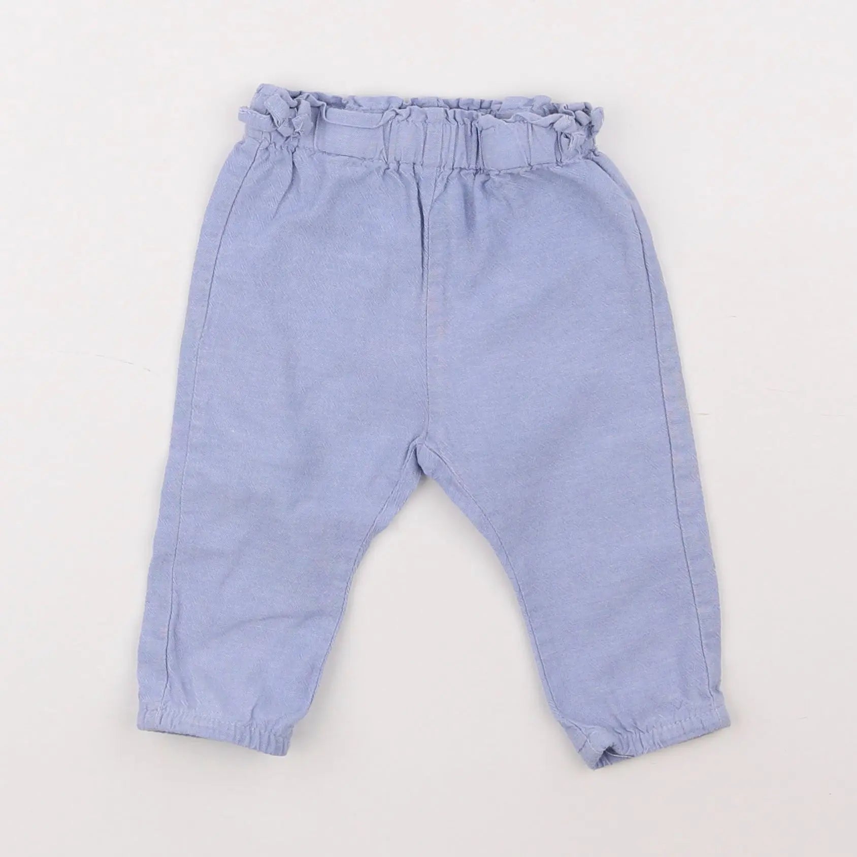 Vertbaudet - pantalon bleu - 6 mois